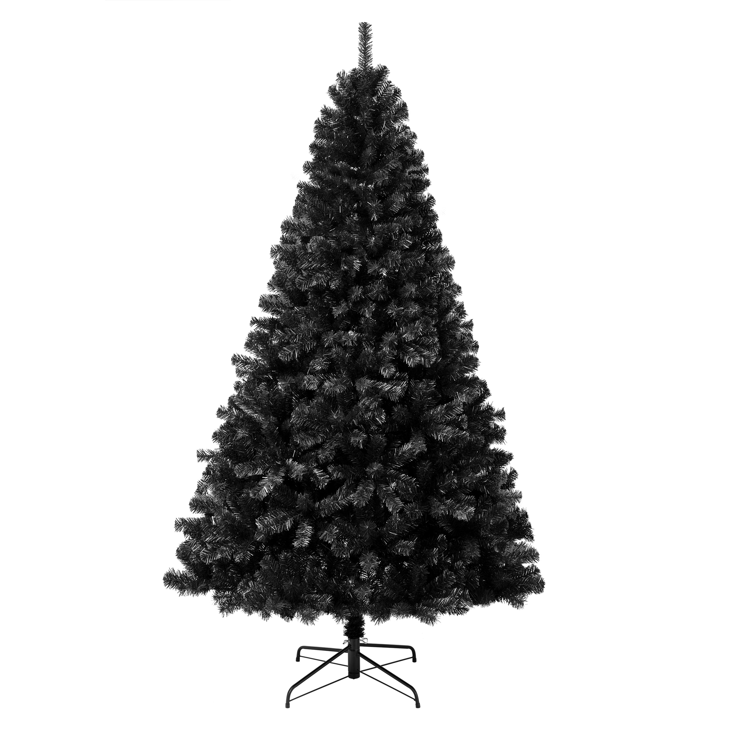 National Tree Company 7.5ft Black Artificial Christmas Tree in the