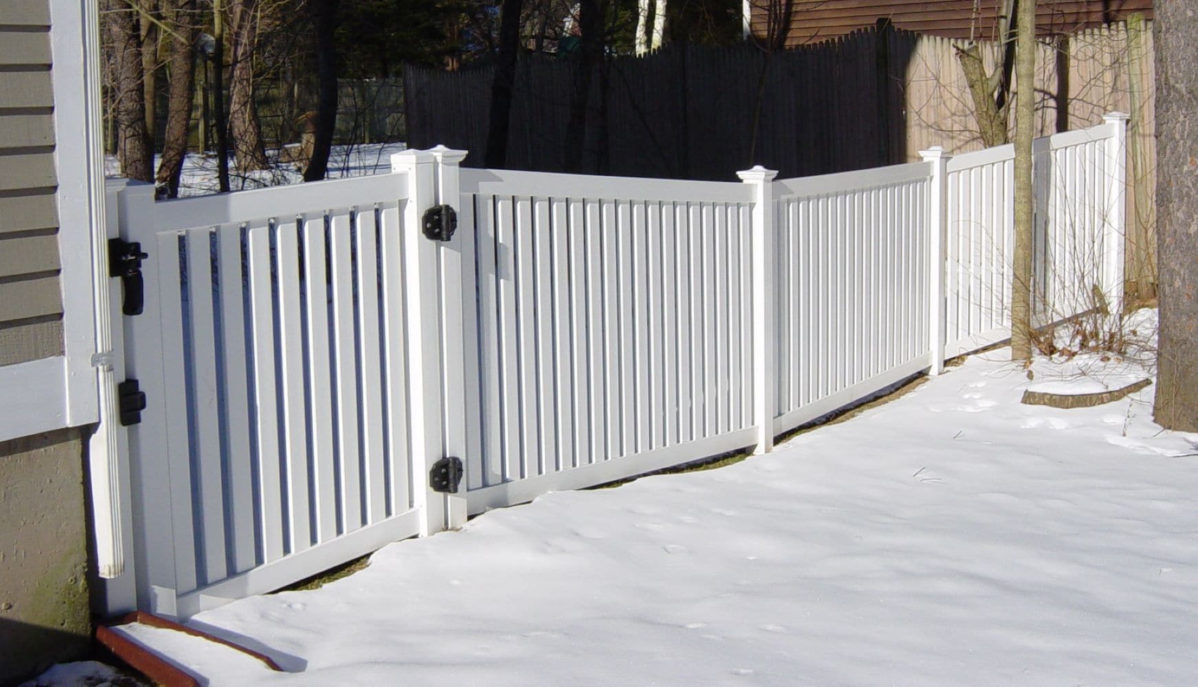 Capital Railing VGC3W44W 4-ft H x 4-ft W White Vinyl Flat-top Fence gate (Unassembled)
