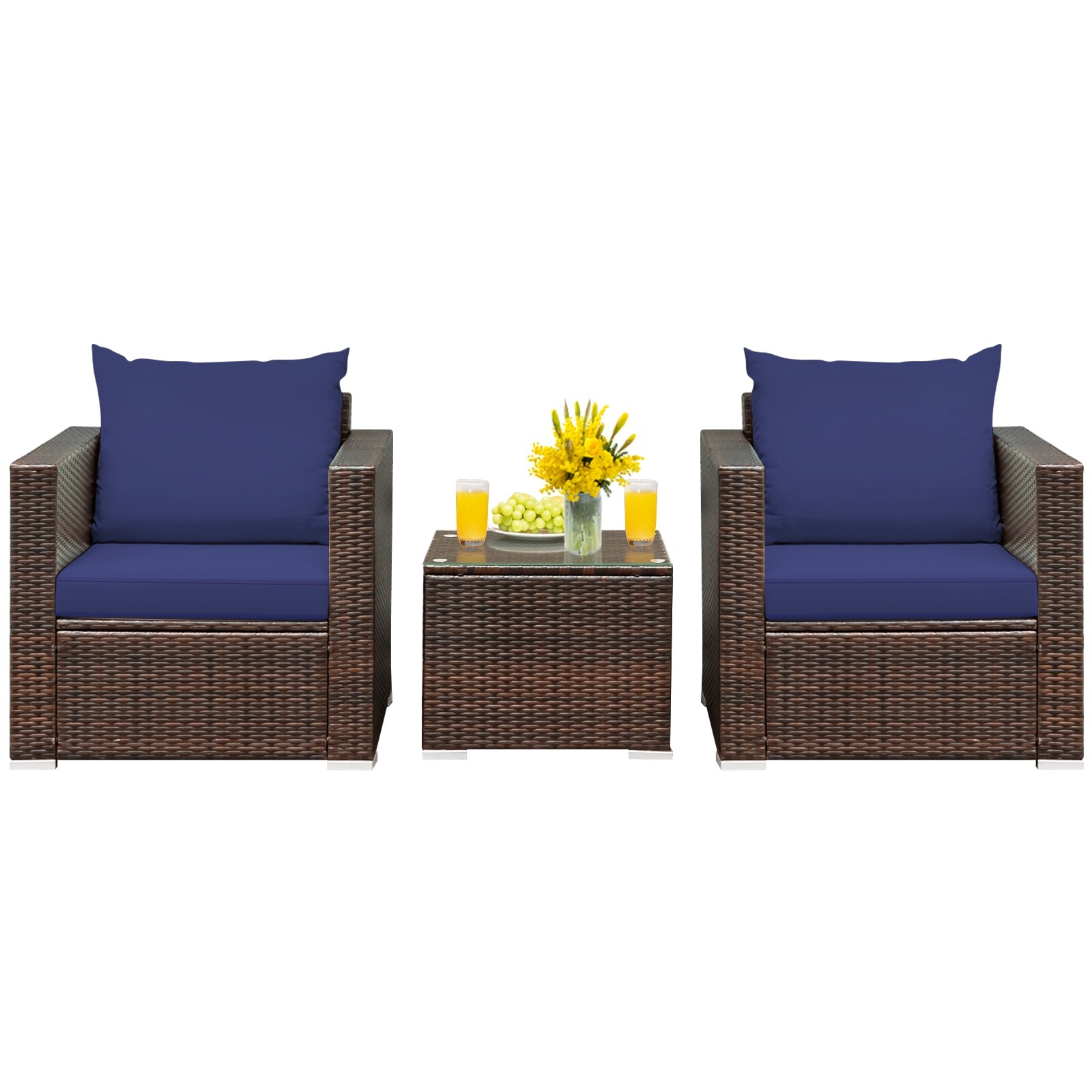 Forclover HYFE-67772BN Patio-Conversation-Sets - View #6