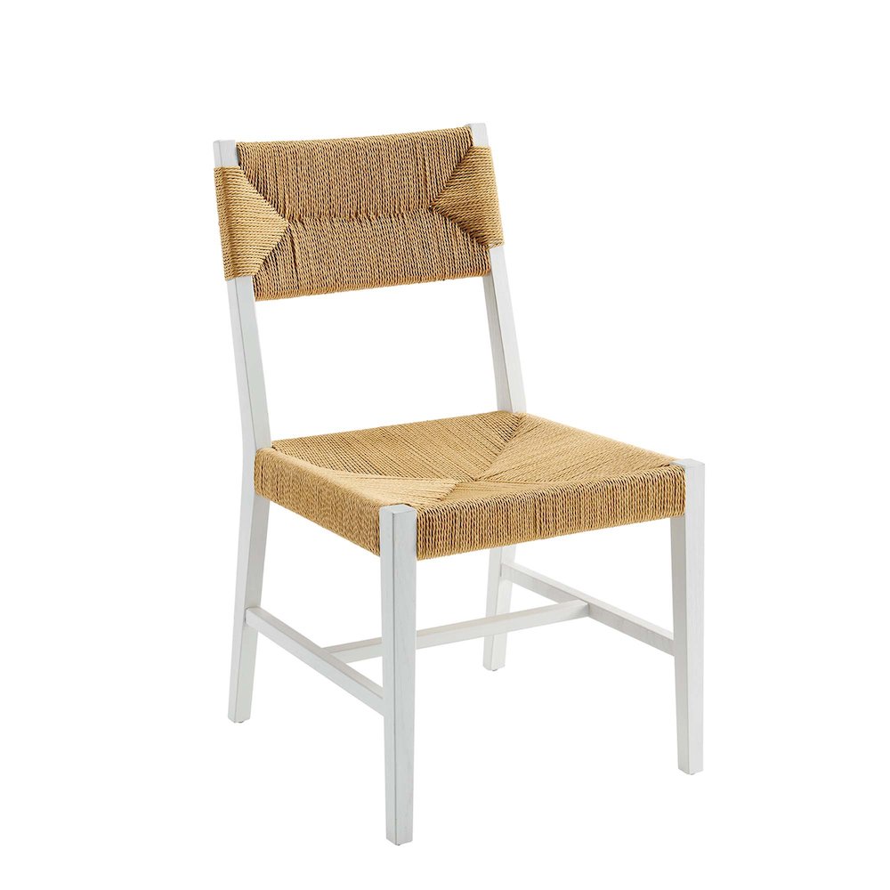 Modway EEI-5489-WHI-NAT Bodie Wood Dining Chair