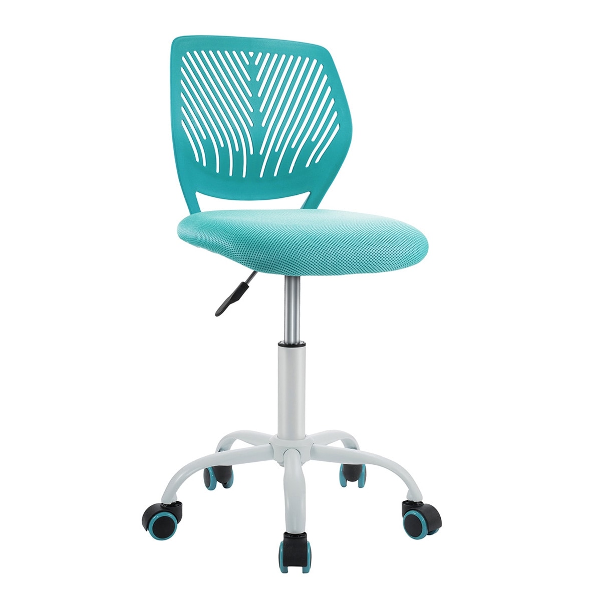 CASAINC WF-HW66350GN-LA Turquoise Contemporary Ergonomic Adjustable Height Swivel Mesh Desk Chair
