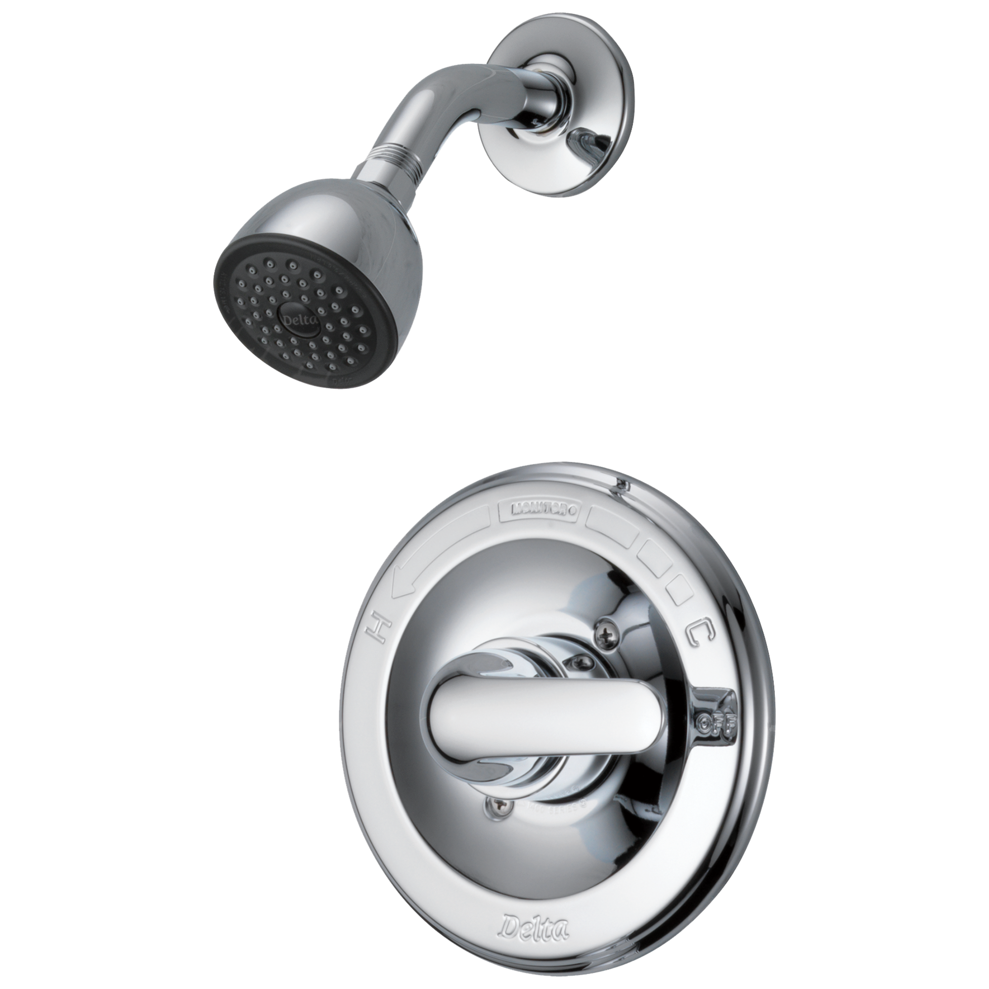 Delta Classic Stainless good 1-handle Shower Faucet Valve Included