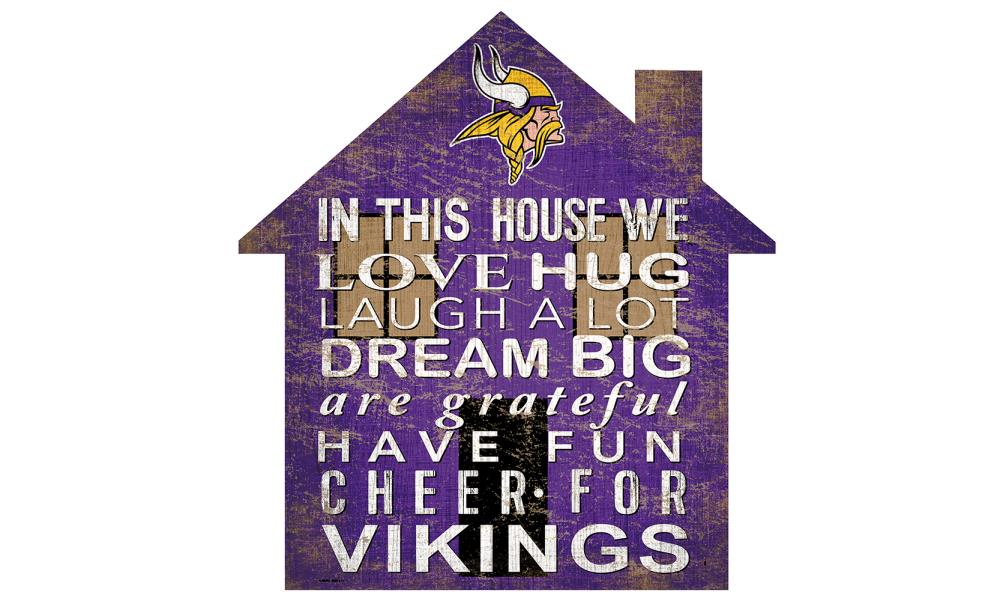 NFL Minnesota Vikings 3D Logo Series Wall Art - 12x12