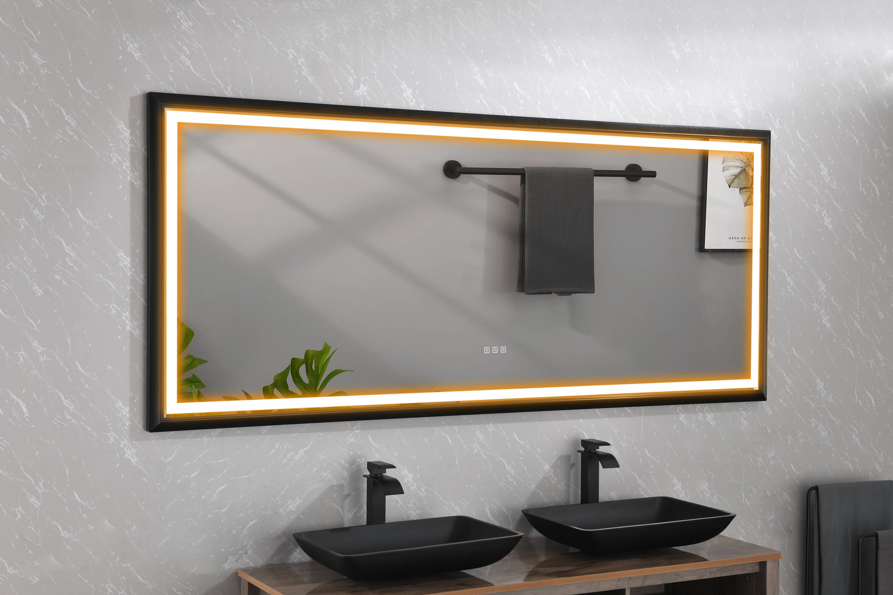 Vacolite KP-K988-MB-8 Framed-Bath-Mirrors - View #10