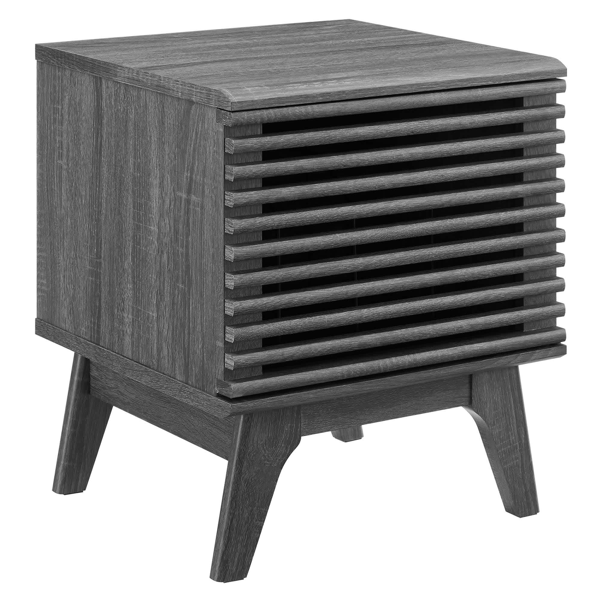  Render Vinyl Record Display Stand in Charcoal