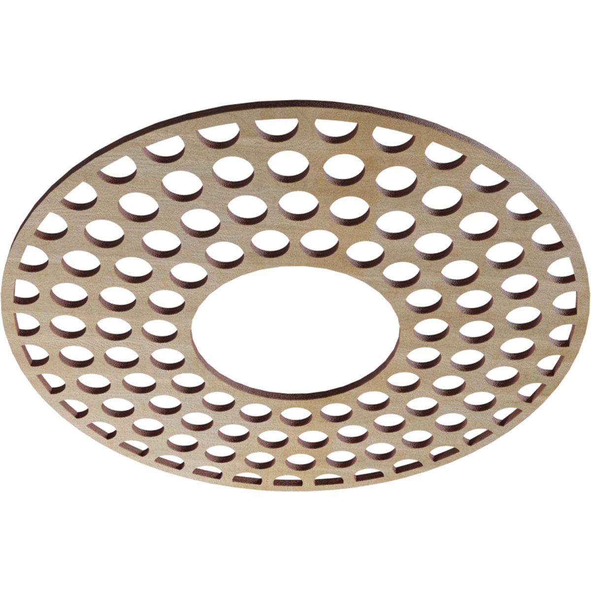 Ekena Millwork CMWP16X16X0250FFHI Ceiling-Medallions - View #2
