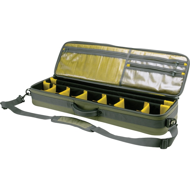 Allen Company Cottonwood Fishing Rod Case, Green, Water-Resistant, Lots of  Room for Rods, Reels, Tackle, Portable with Padded Handles and Shoulder  Strap in the Fishing Gear & Apparel department at