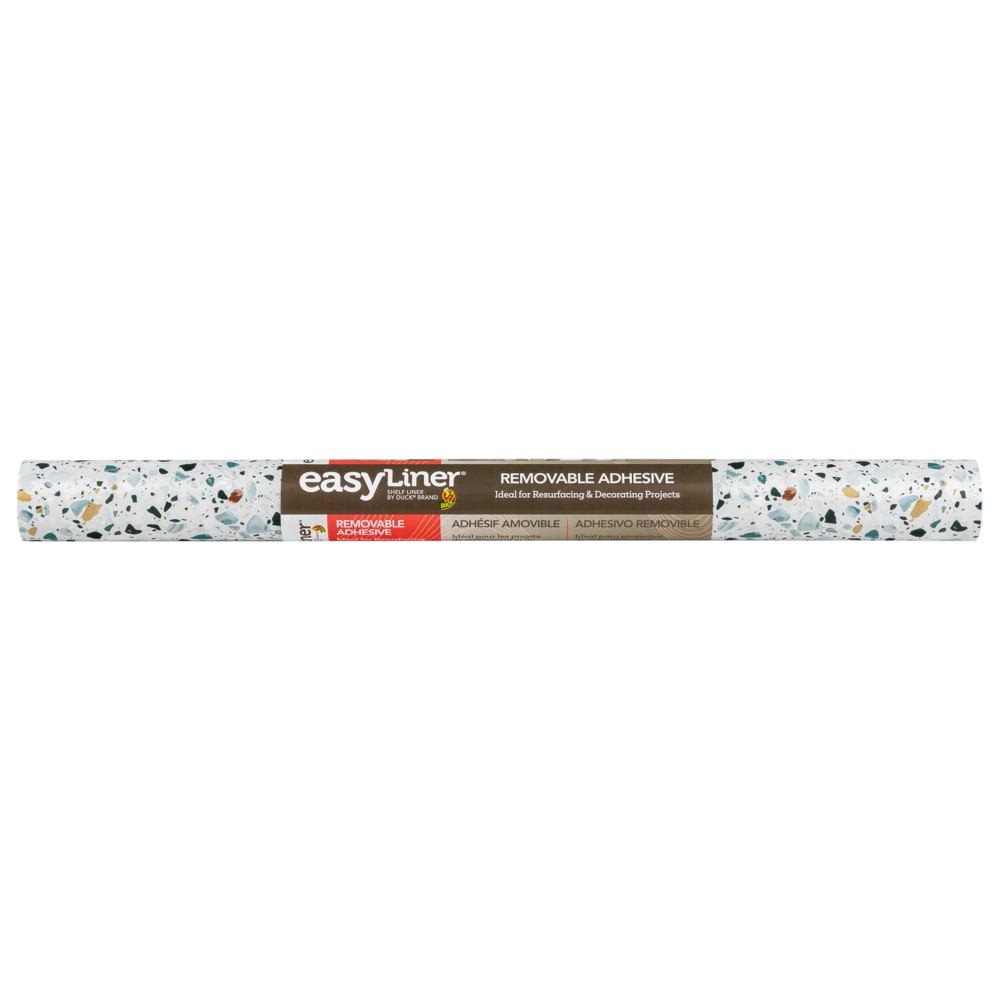 EasyLiner Brand Contact Paper Adhesive Shelf Liner, Terrazzo, 20 in. x 15  ft. Roll 