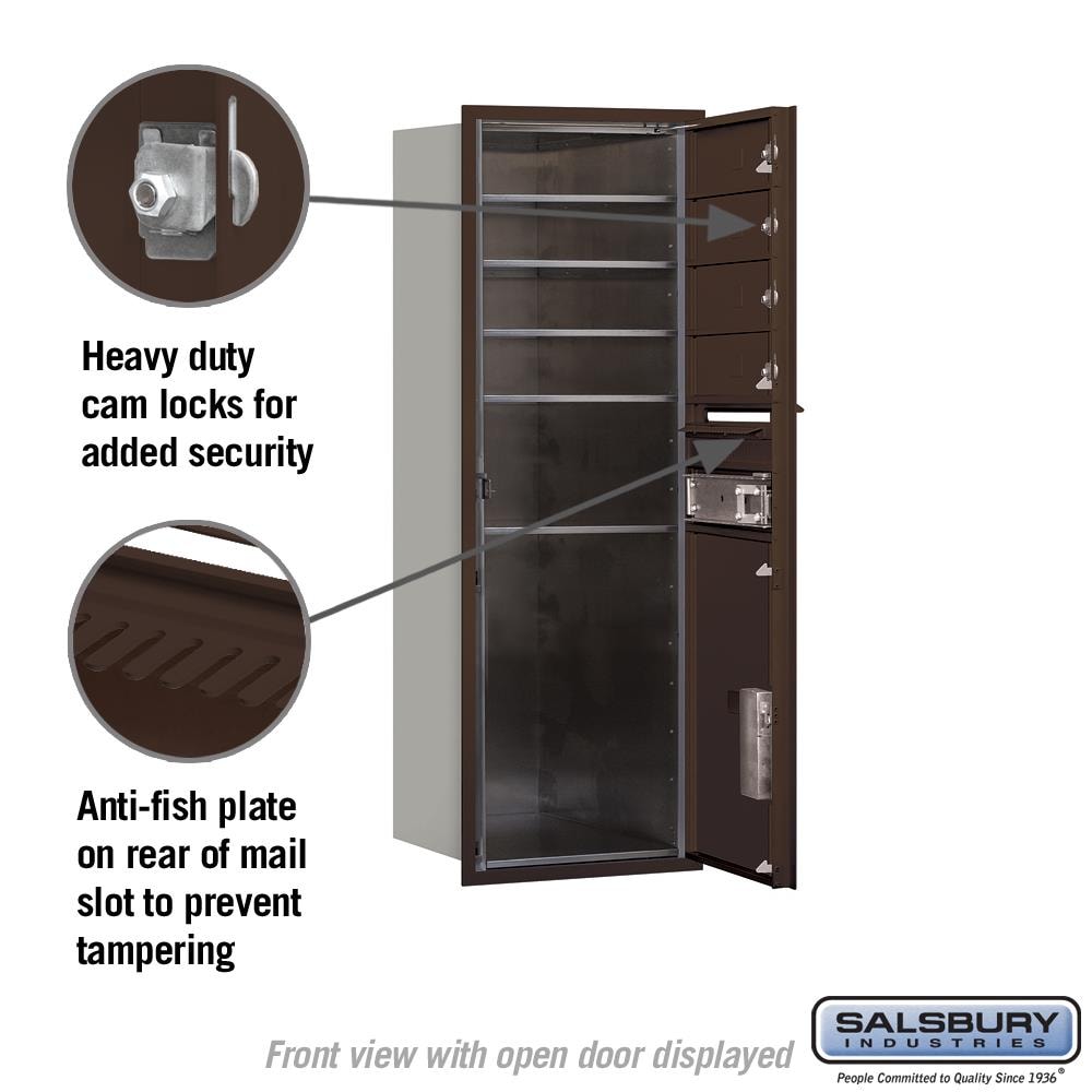 SALSBURY INDUSTRIES 3711S-04ZFU mailboxes - View #2