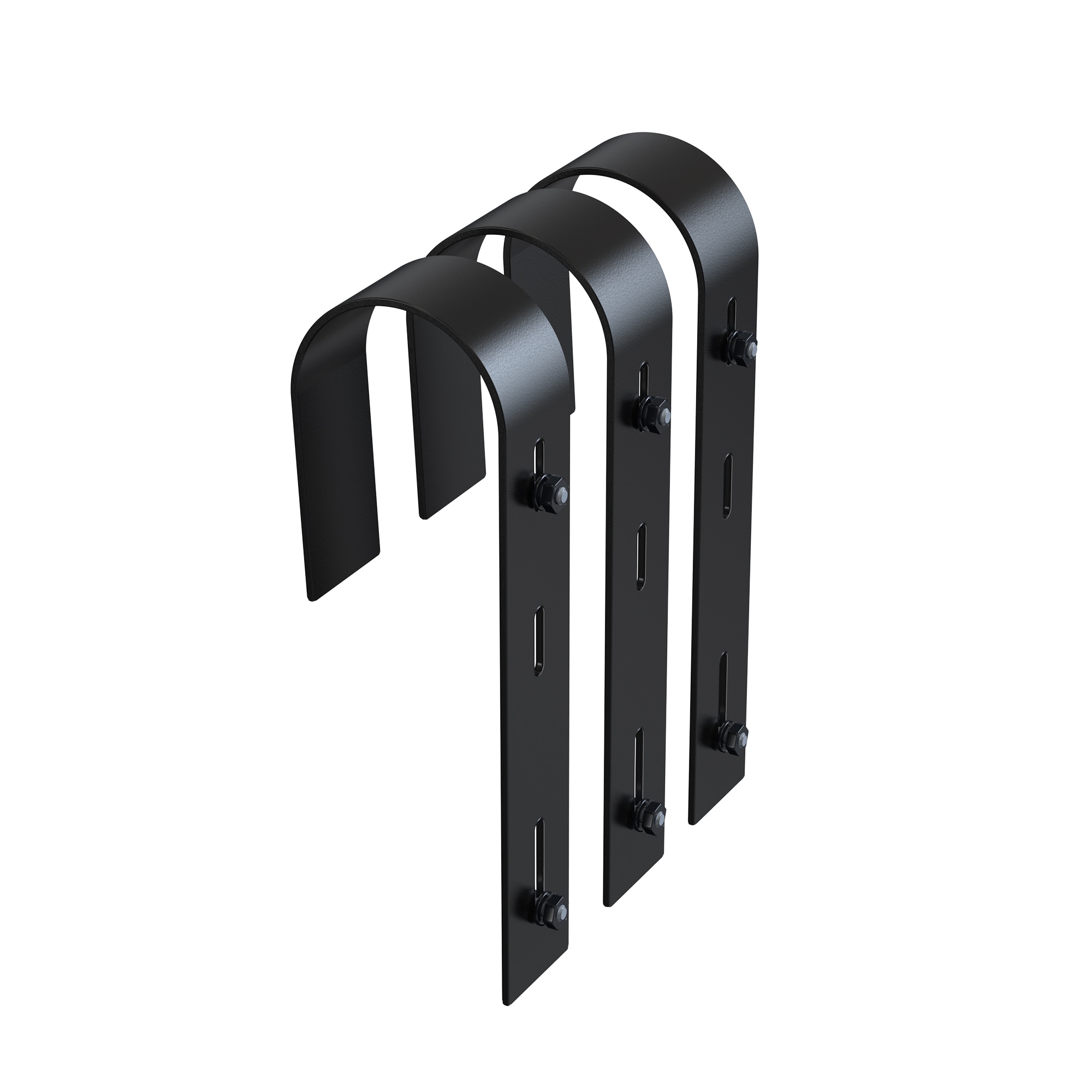 Mayne 3835 3 -Pack 1.8-Inches Steel Deck rail hanger