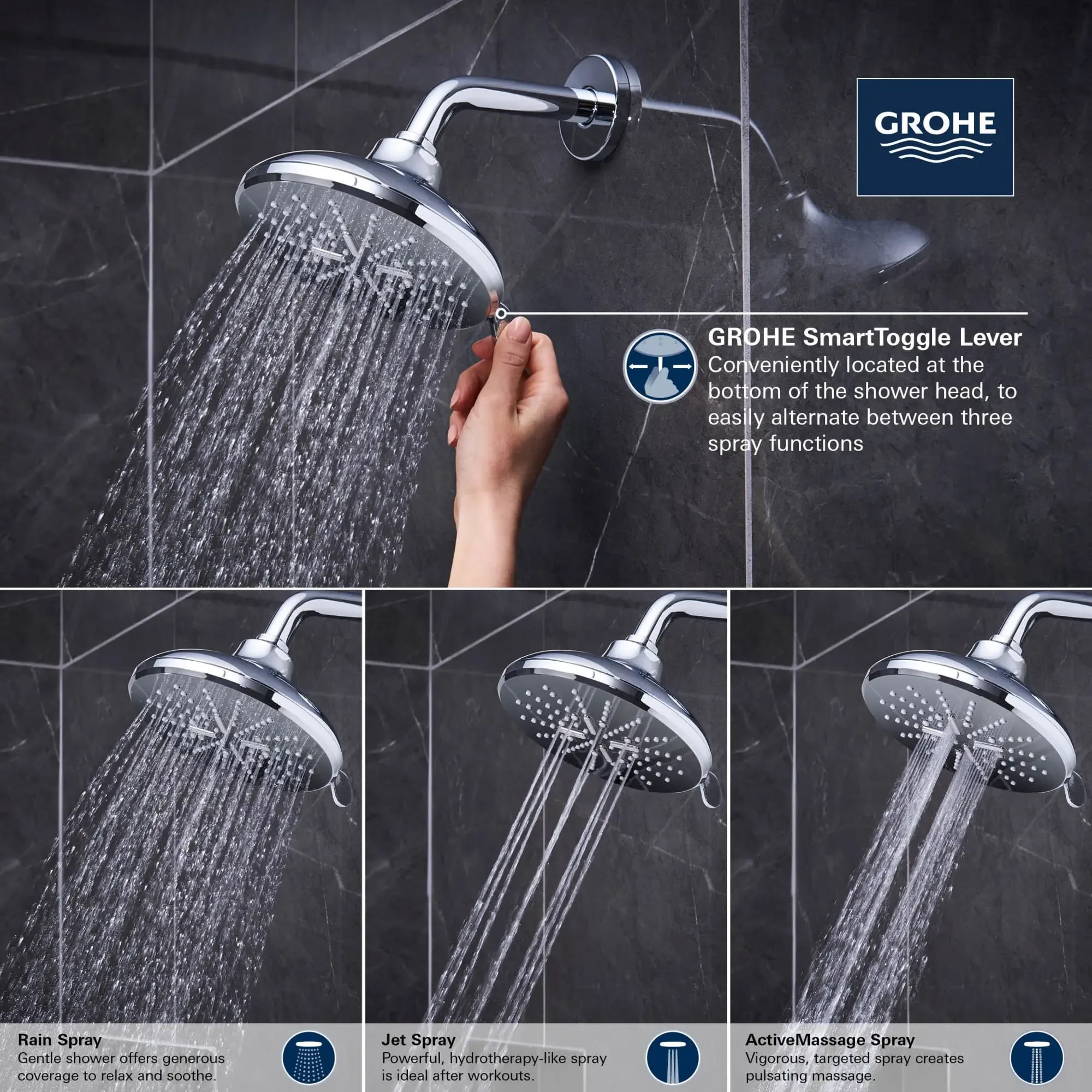 GROHE 26789A00 Fixed-Showerhead - View #8