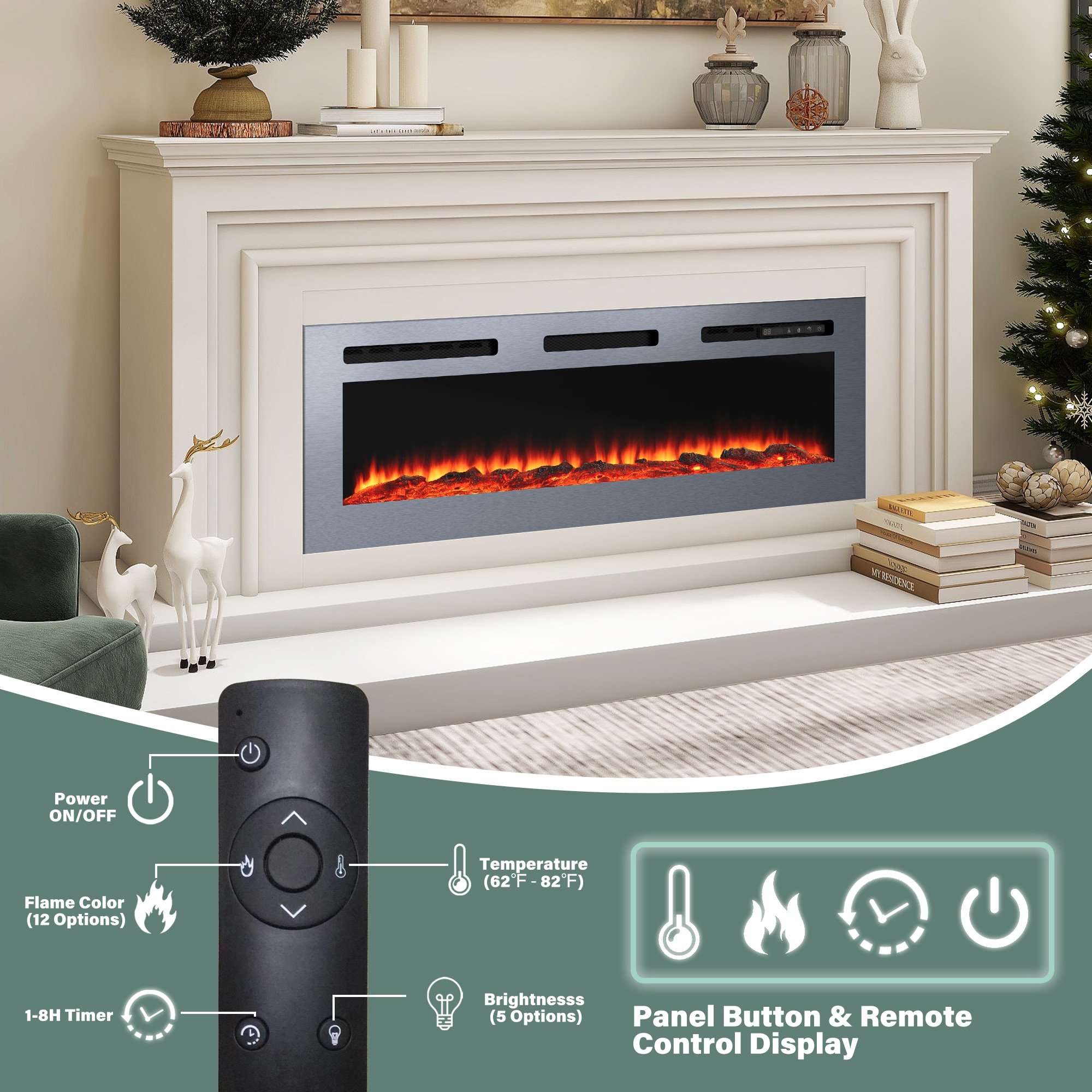 Mondawe MO-CB73977 Electric-Fireplaces - View #9