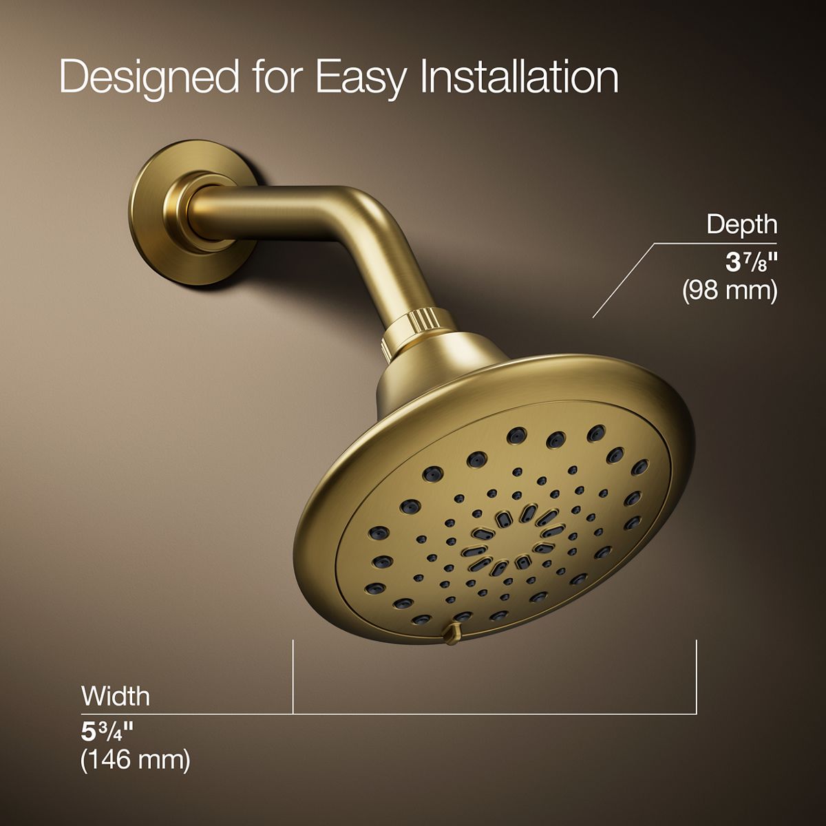 KOHLER REC31299-G-2MB Fixed-Showerhead - View #3
