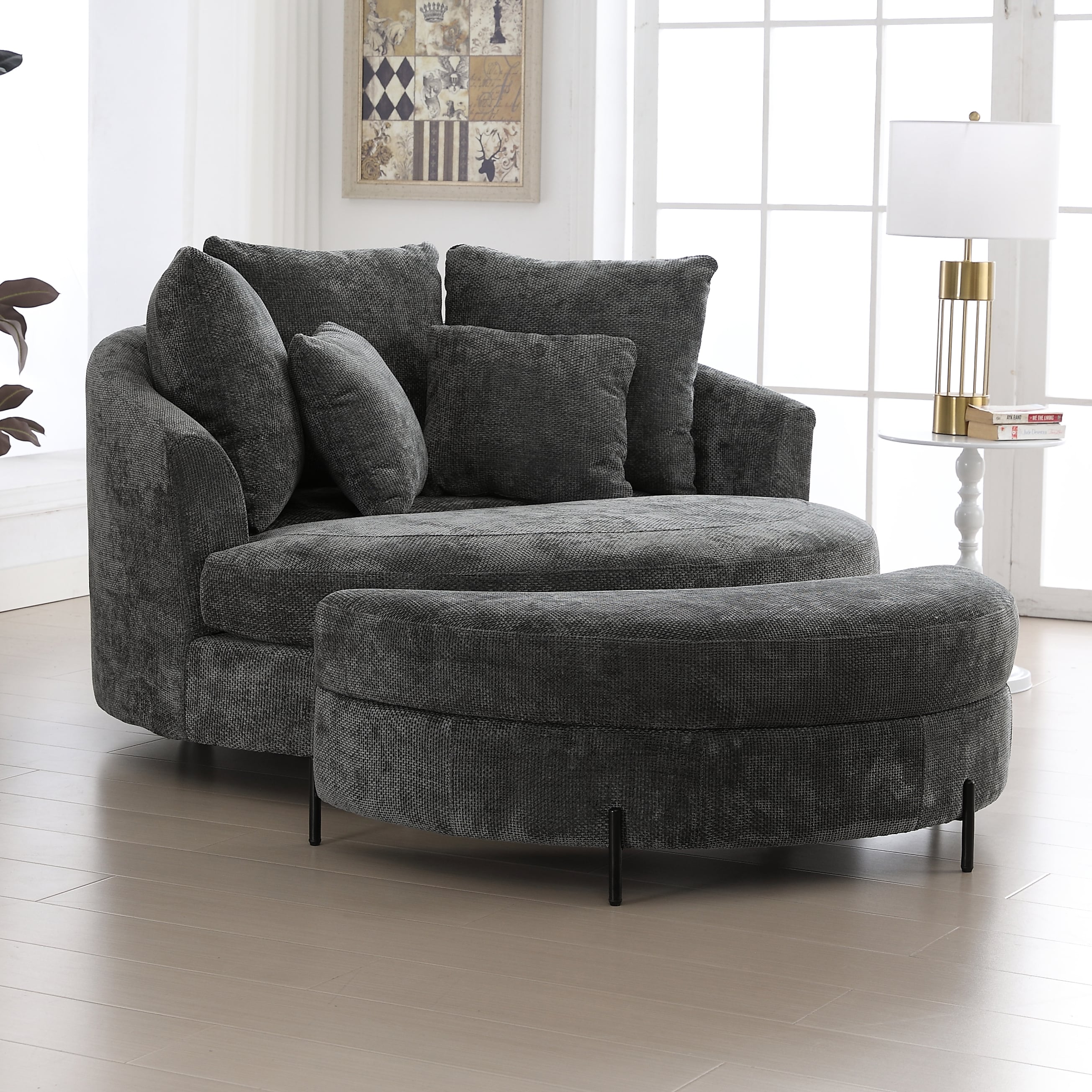 Hrinhom HC-W1105-CHARCOAL chairs - View #2