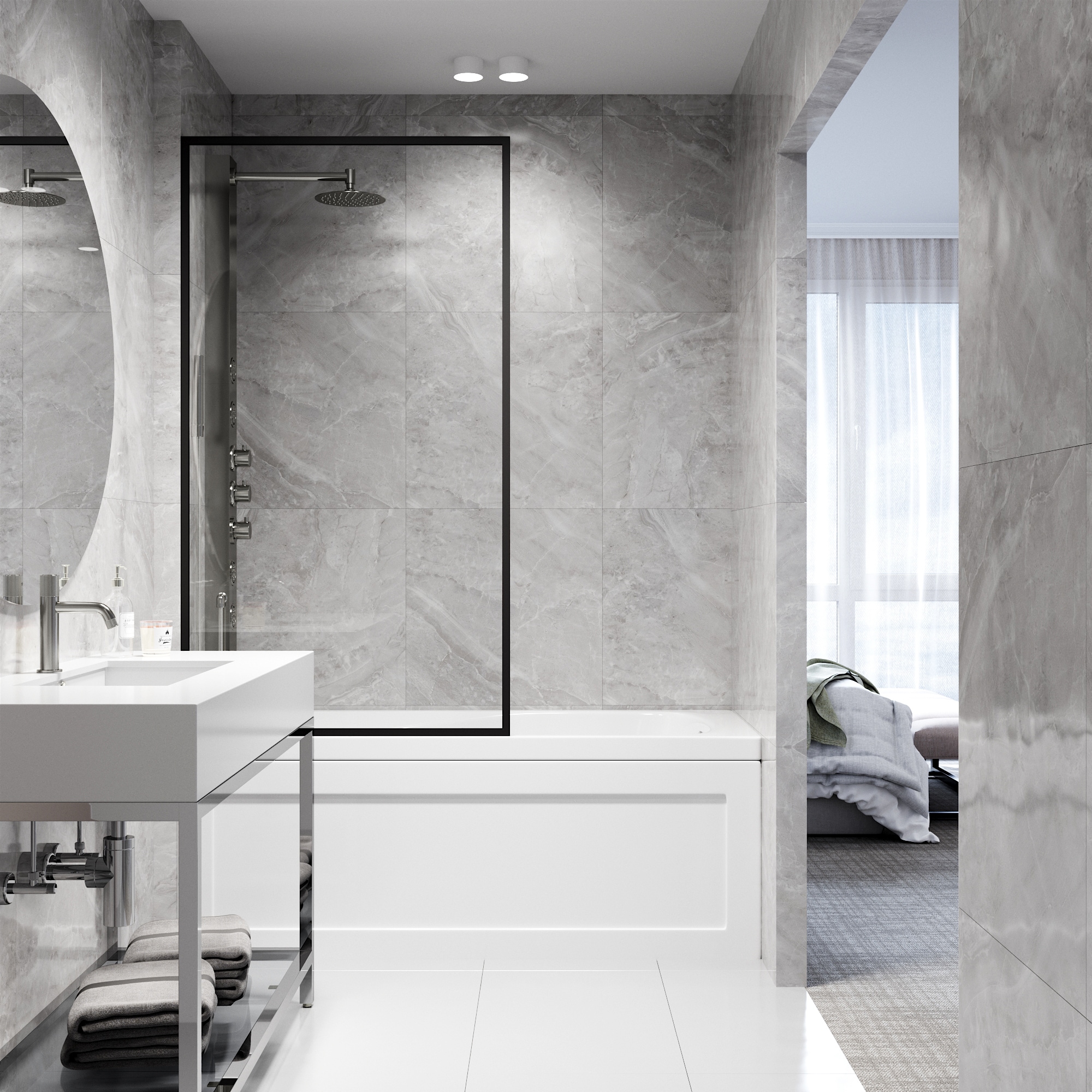 VIGO VG6077MBCL3462 Bathtub-Doors - View #6