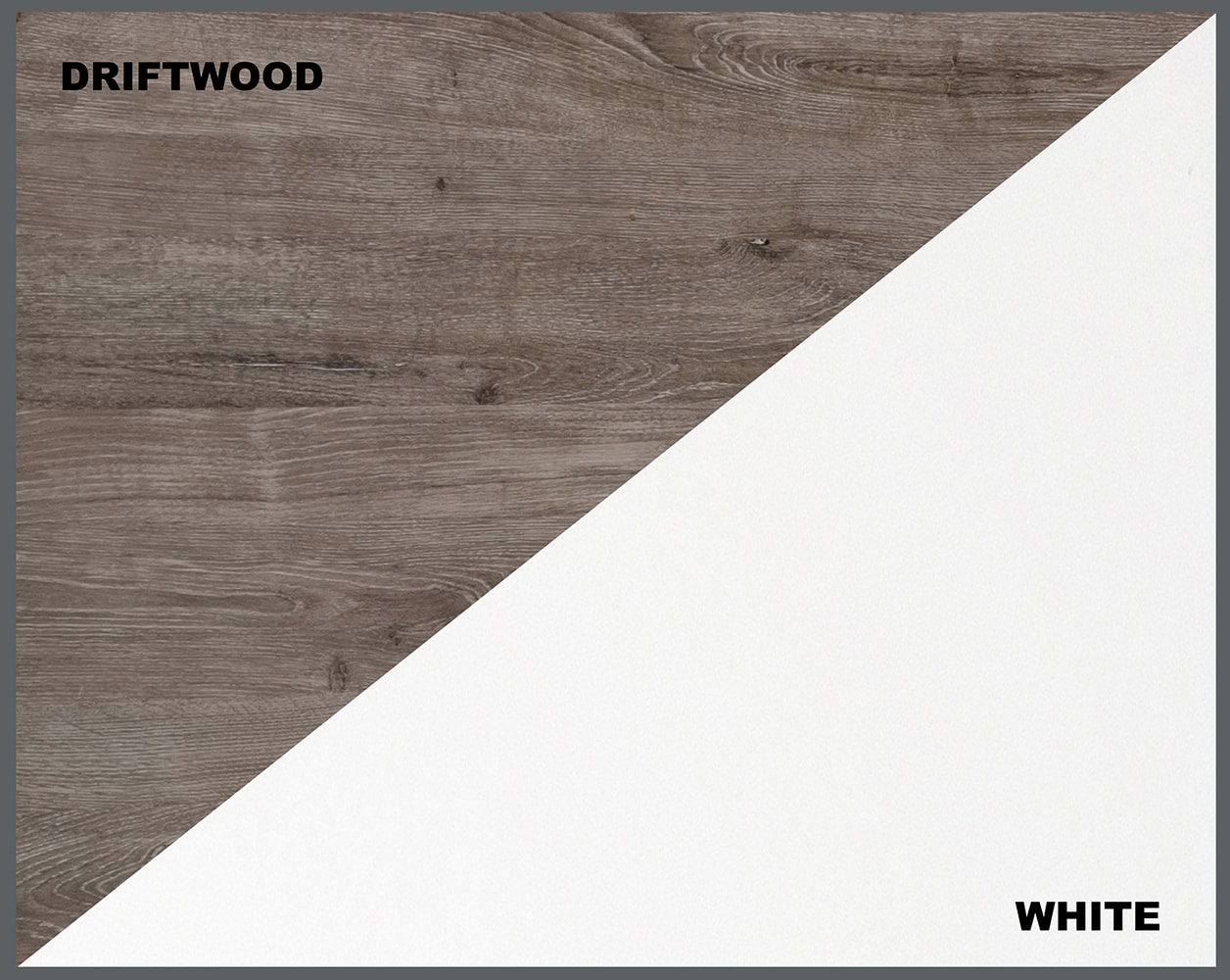 Transitional Two-Tone Oak and White Writing Desk with Drawer