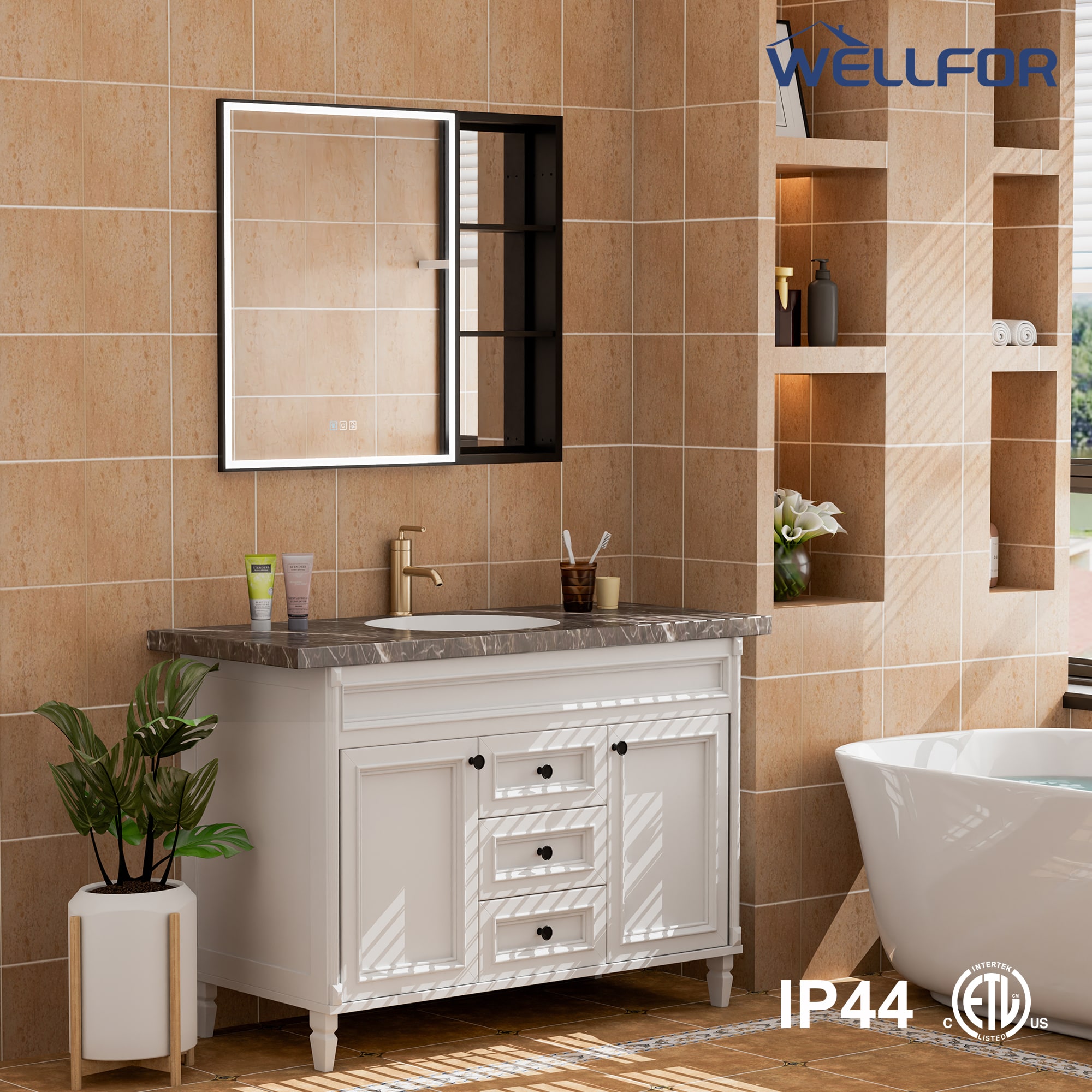 WELLFOR W12MCL2430L-MC Bathroom-Medicine-Cabinets - View #11