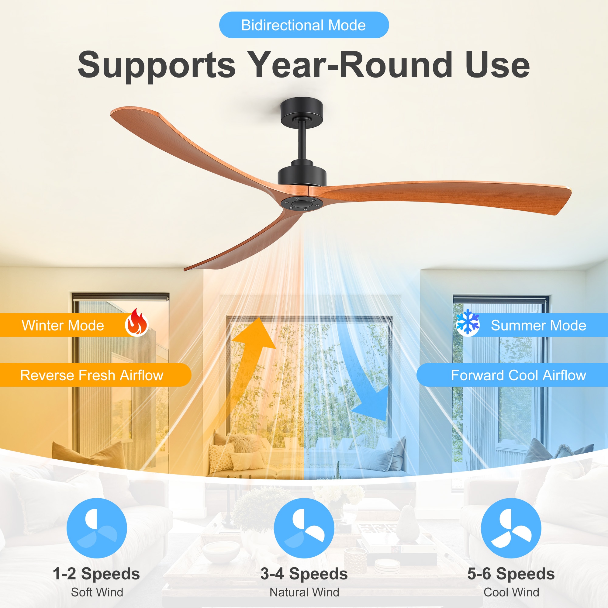 Airsurfer AS-40010-BK Ceiling-Fans - View #4