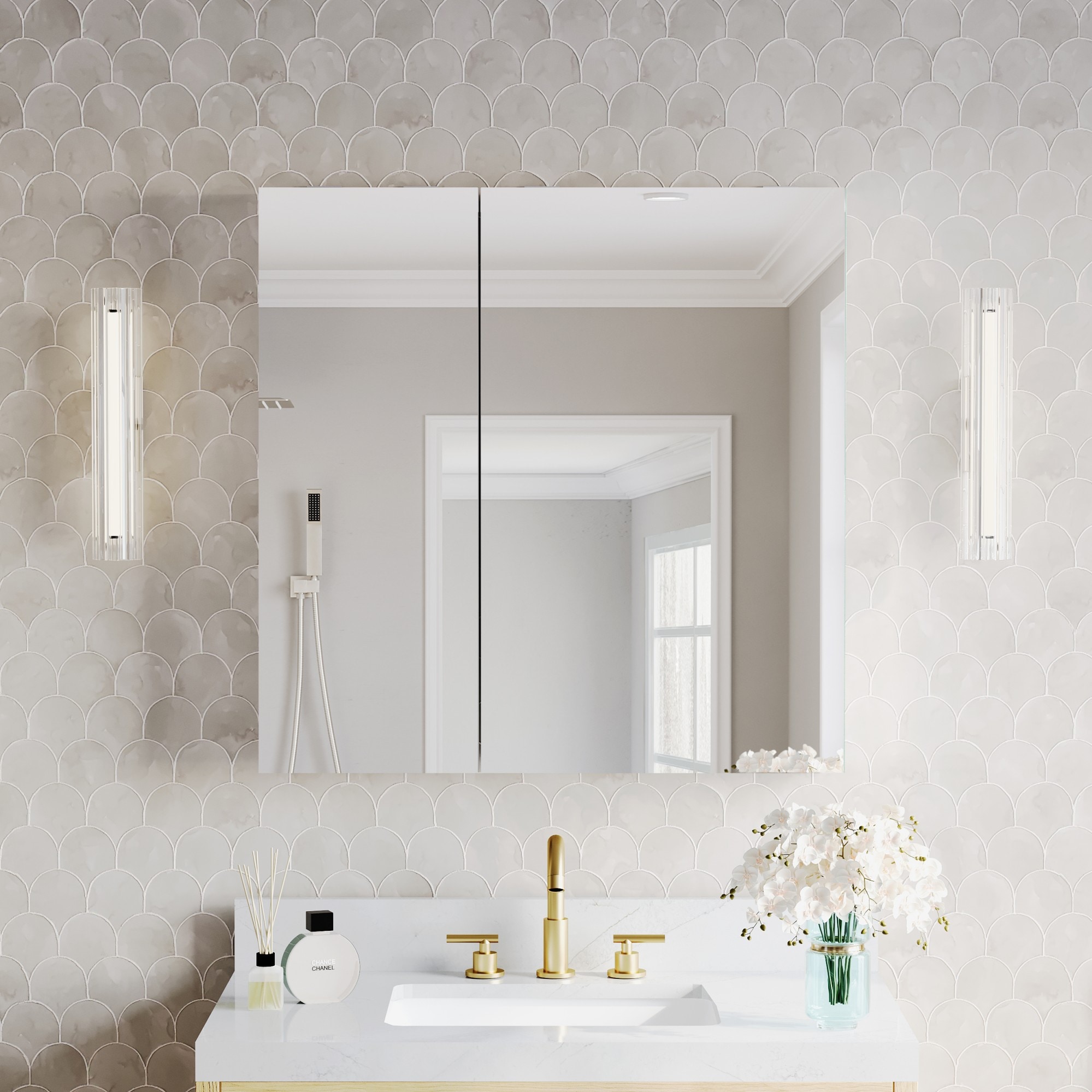 WELLFOR JRA12L20R32 Bathroom-Medicine-Cabinets - View #6