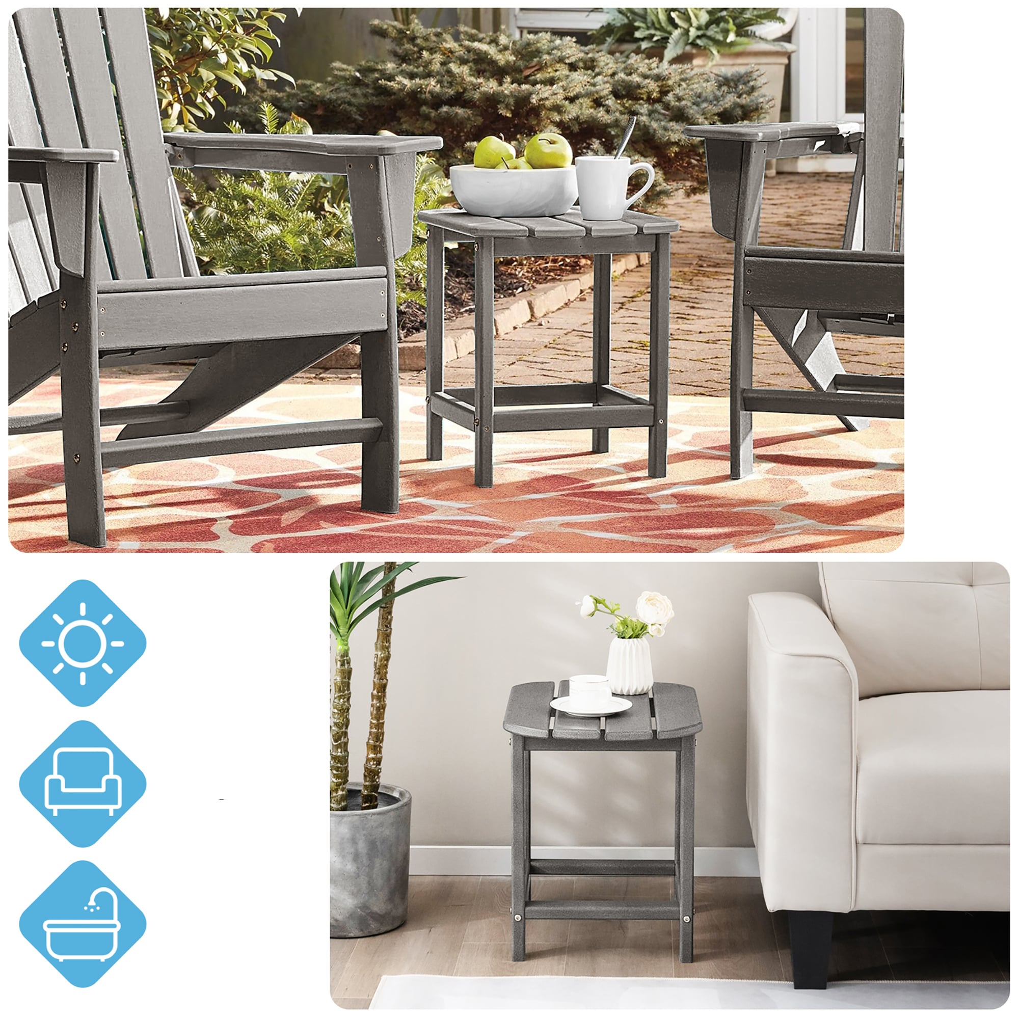 Goplus NP10331GR Patio-Tables - View #6