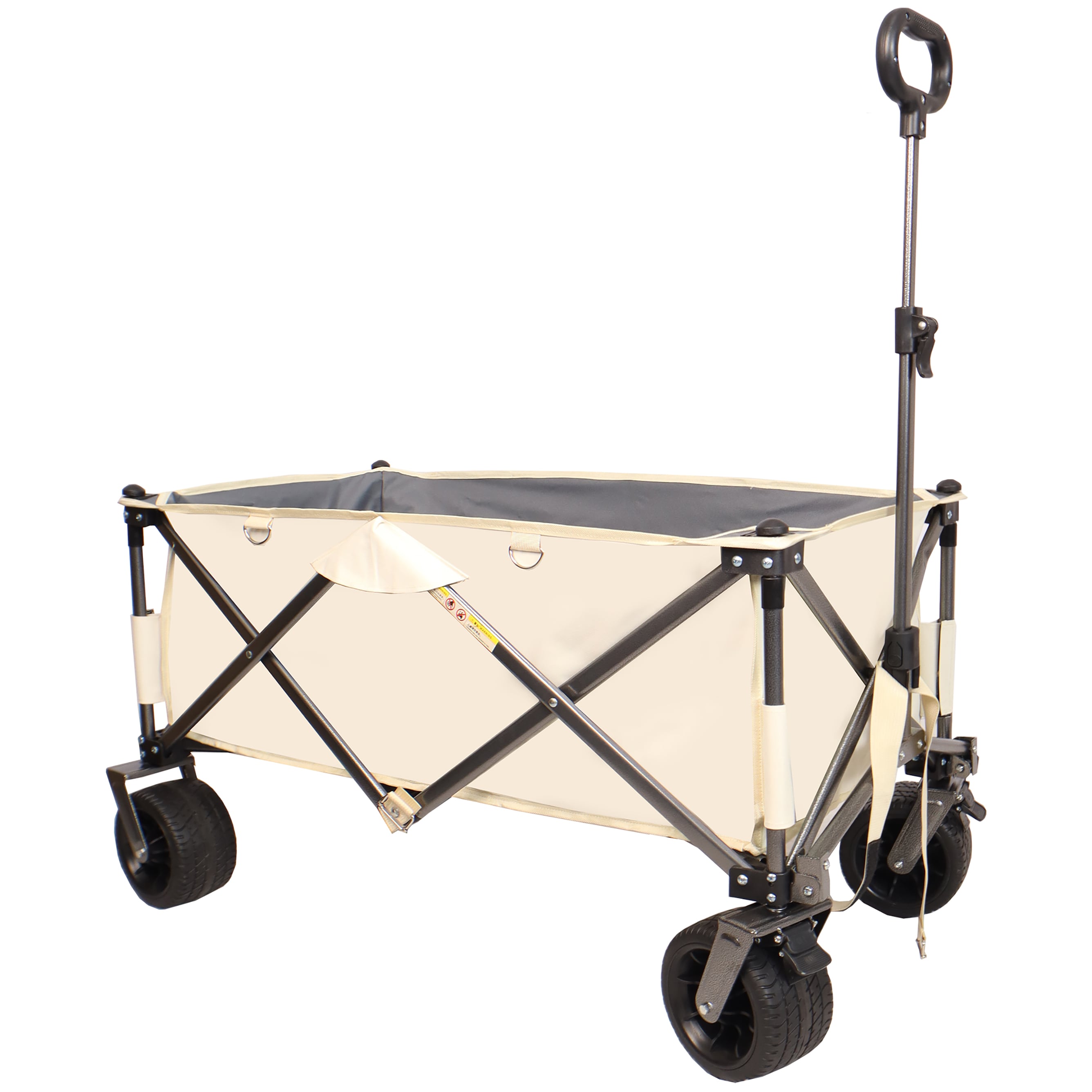 Damerin 321-17A Yard Carts 4-cu ft Steel Folding Yard Cart