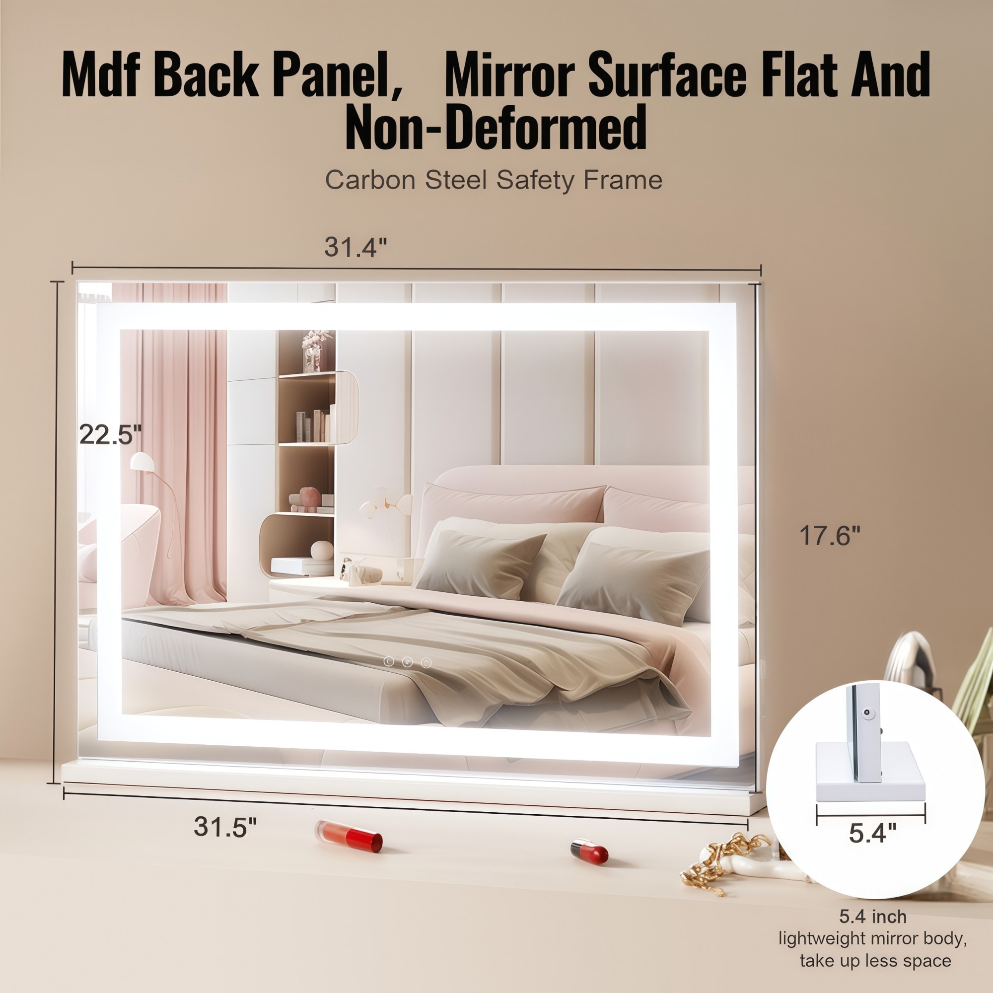 Numhew NHWILL1583 Makeup-Mirrors - View #4