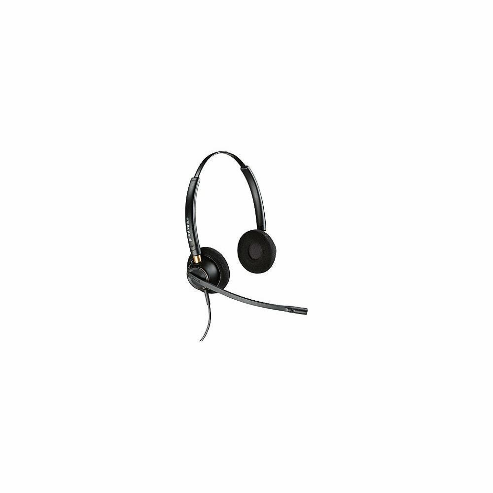 Plantronics SSN41572  HW520 Encore Pro 520 Binaural Over-the-Head Corded Headset- Black
