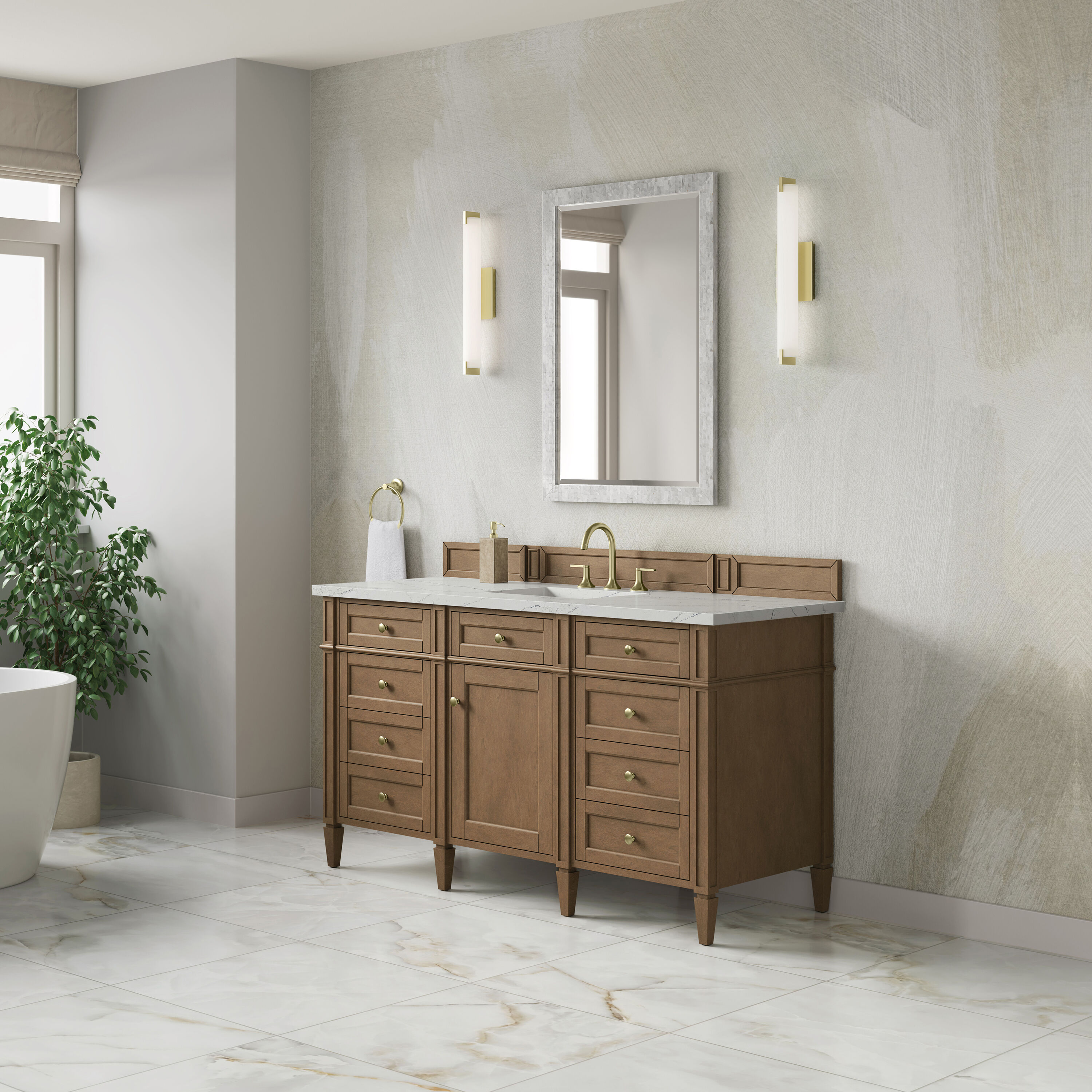James Martin Vanities 655-V60S-PCN-FENC Bath-Vanity-Combo - View #5