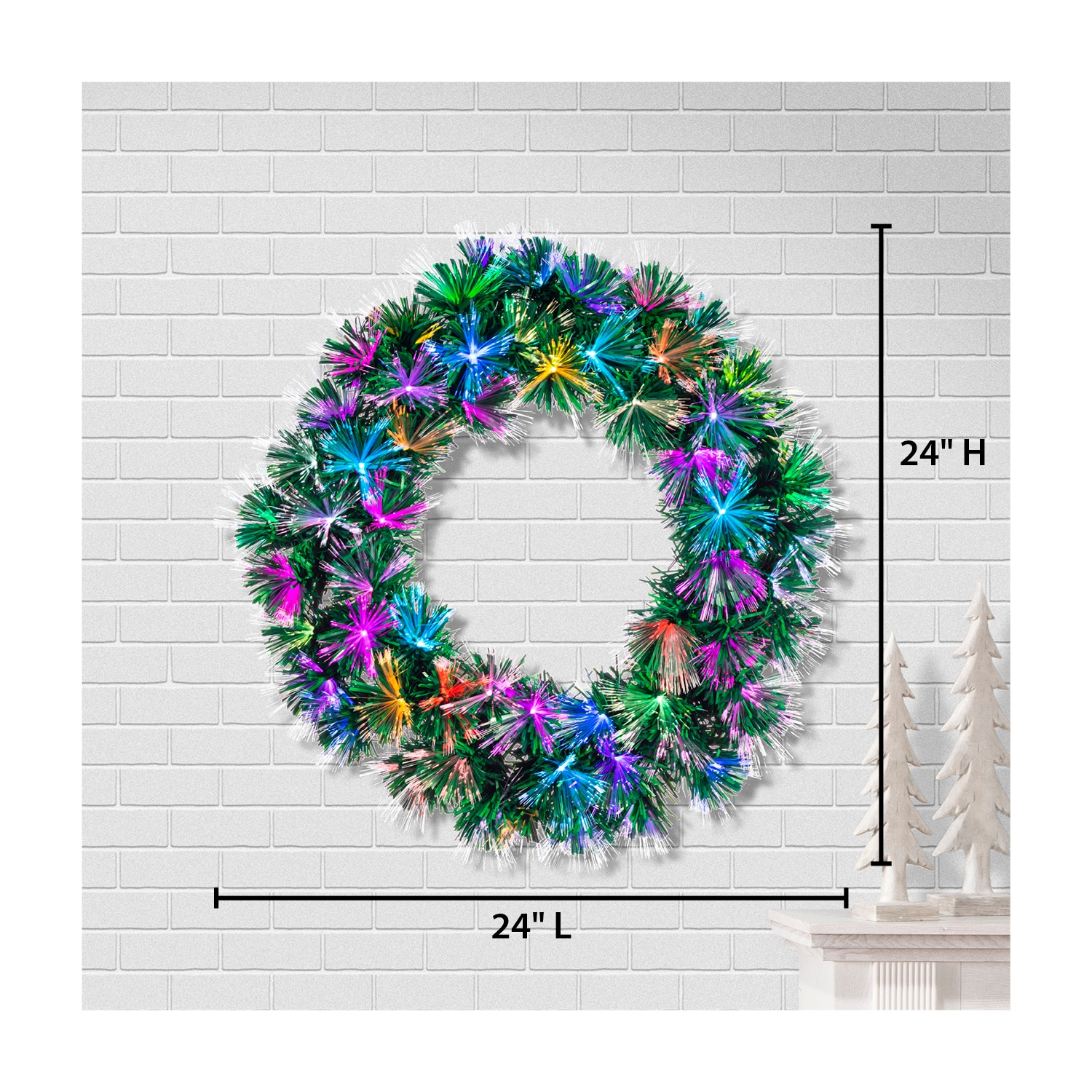 Sterling Tree Company 447597M-EC Artificial-Christmas-Wreaths - View #4