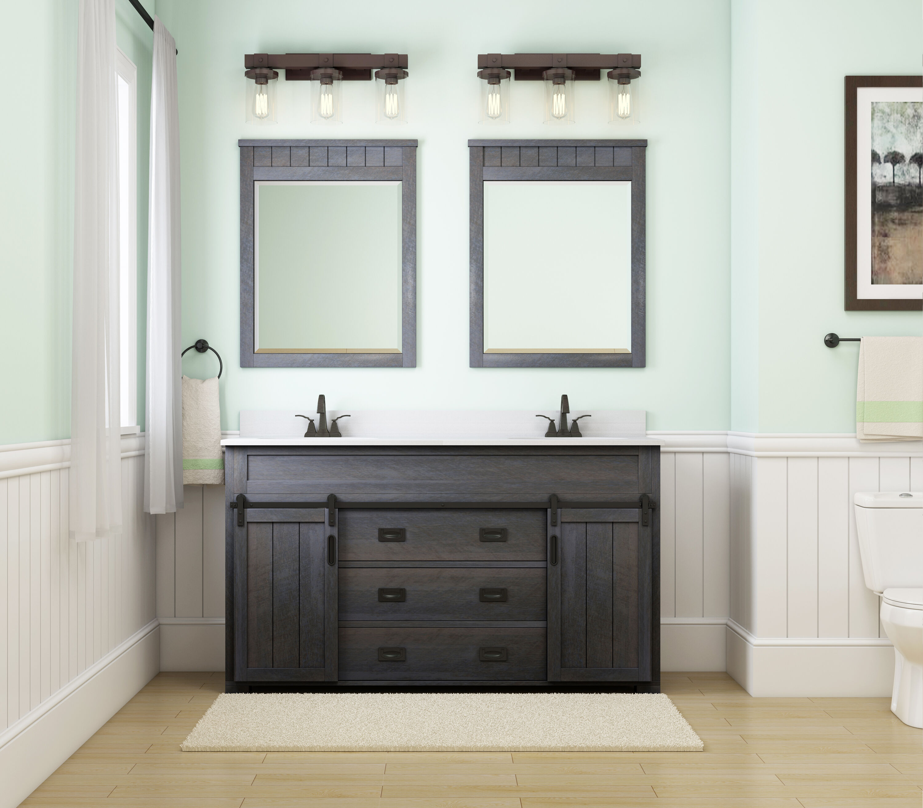 Style Selections WSL60BHV Bath-Vanity-Combo - View #3