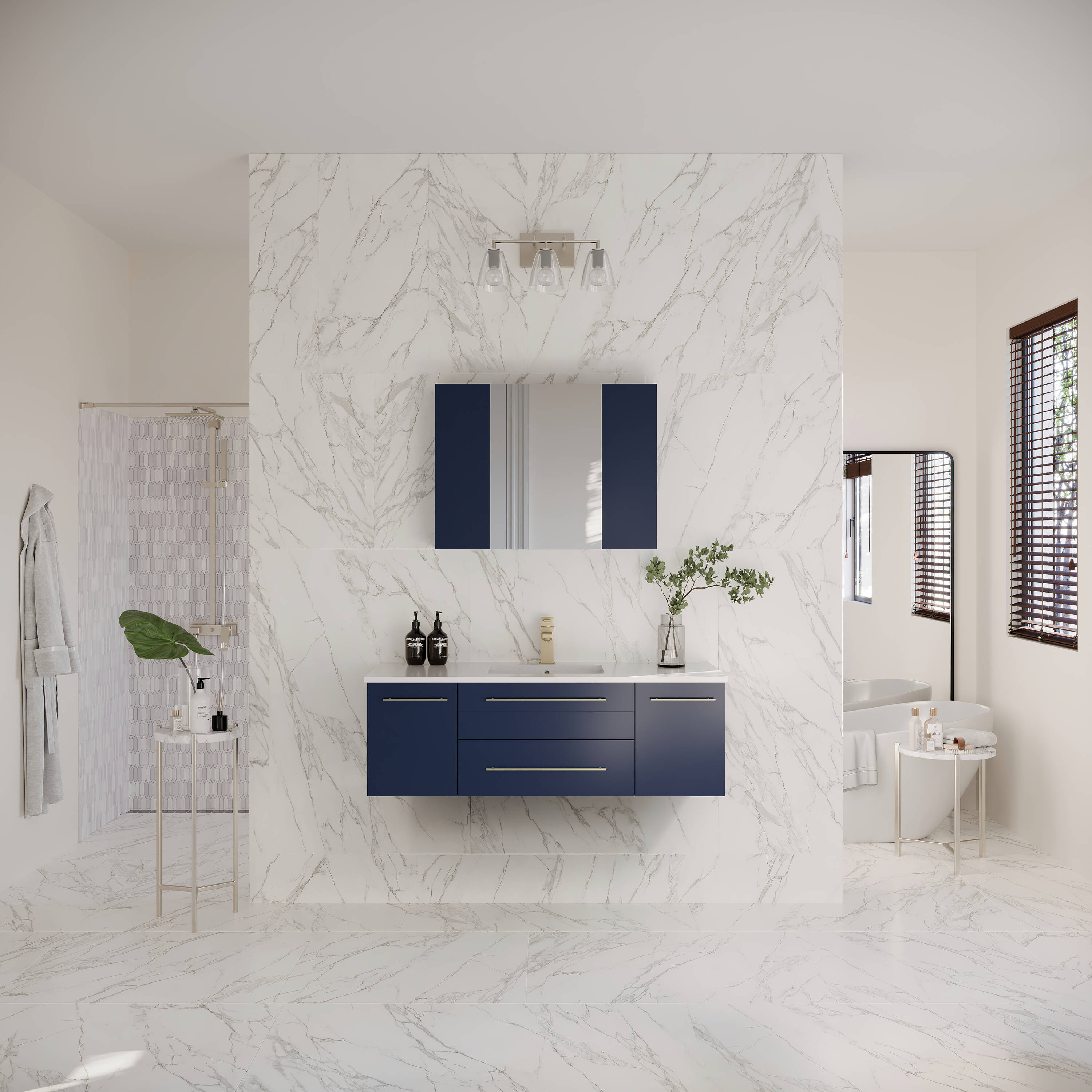 Fresca FVN6148RBL-UNS Bath-Vanity-Combo - View #5