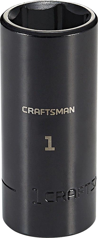 CRAFTSMAN Metric 1/2-in Drive 23Mm 6-point Impact Socket in the