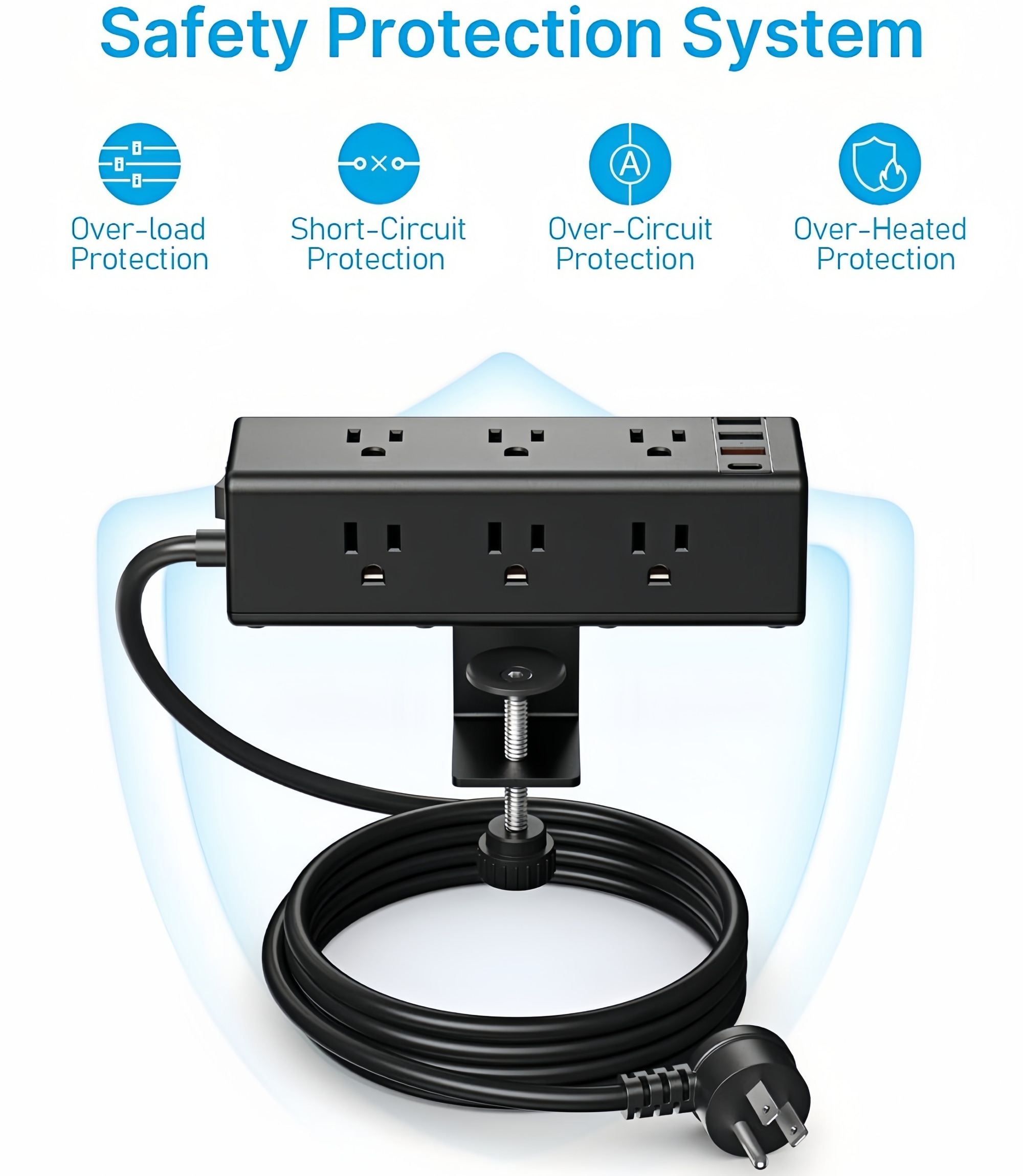 Numhew NHLYNN18222 Electrical-Power-Strips - View #7