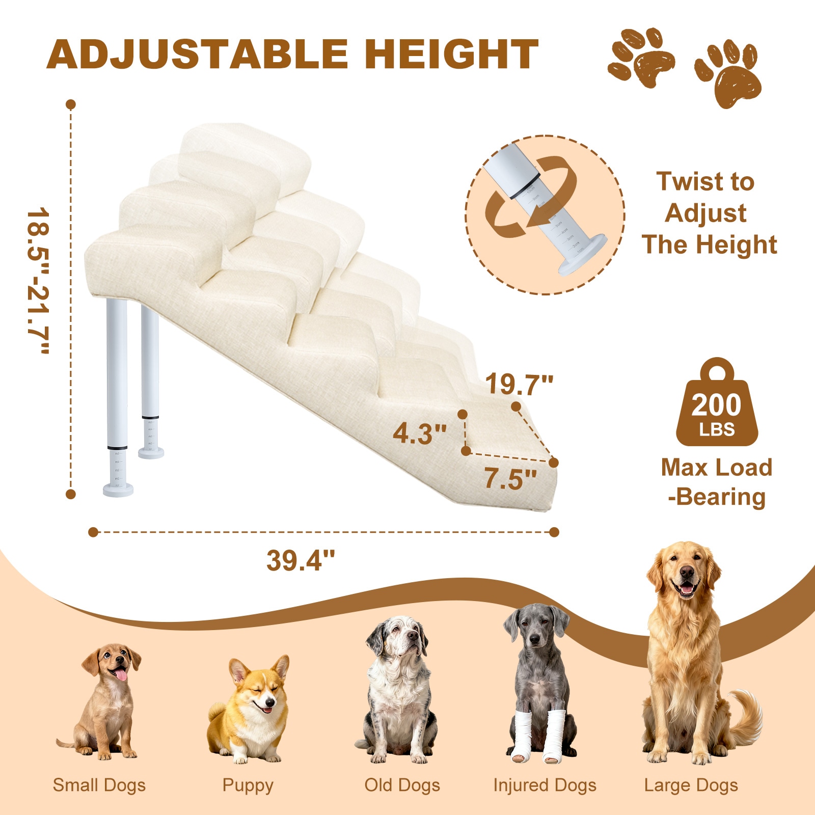 DOCRED I1331790-BG-L-LS02 Pet-Steps - View #2
