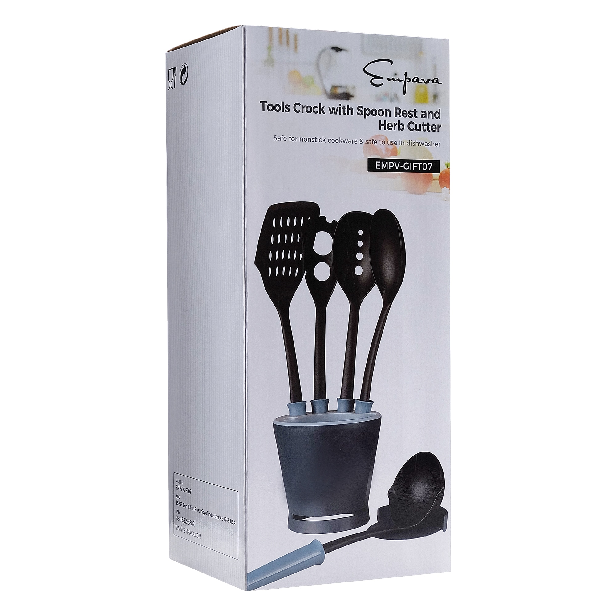 5pc Quality Plastic Kitchen Tool Cooking Utensil Set Slotted Spatula Spoon  Ladle 