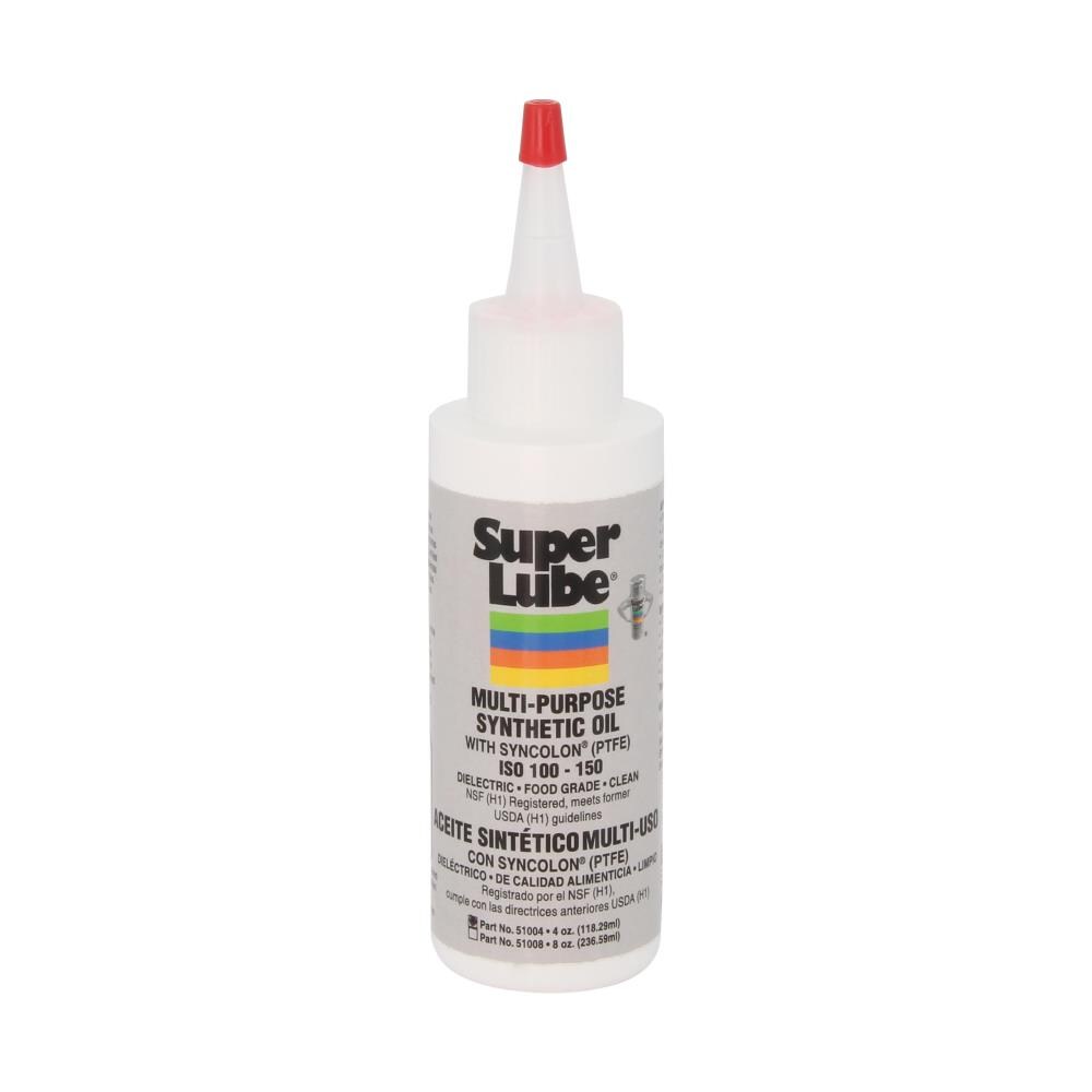 Super Lube 51004 Multi-use synthetic oil 4-oz Synthetic Oil Ptfe