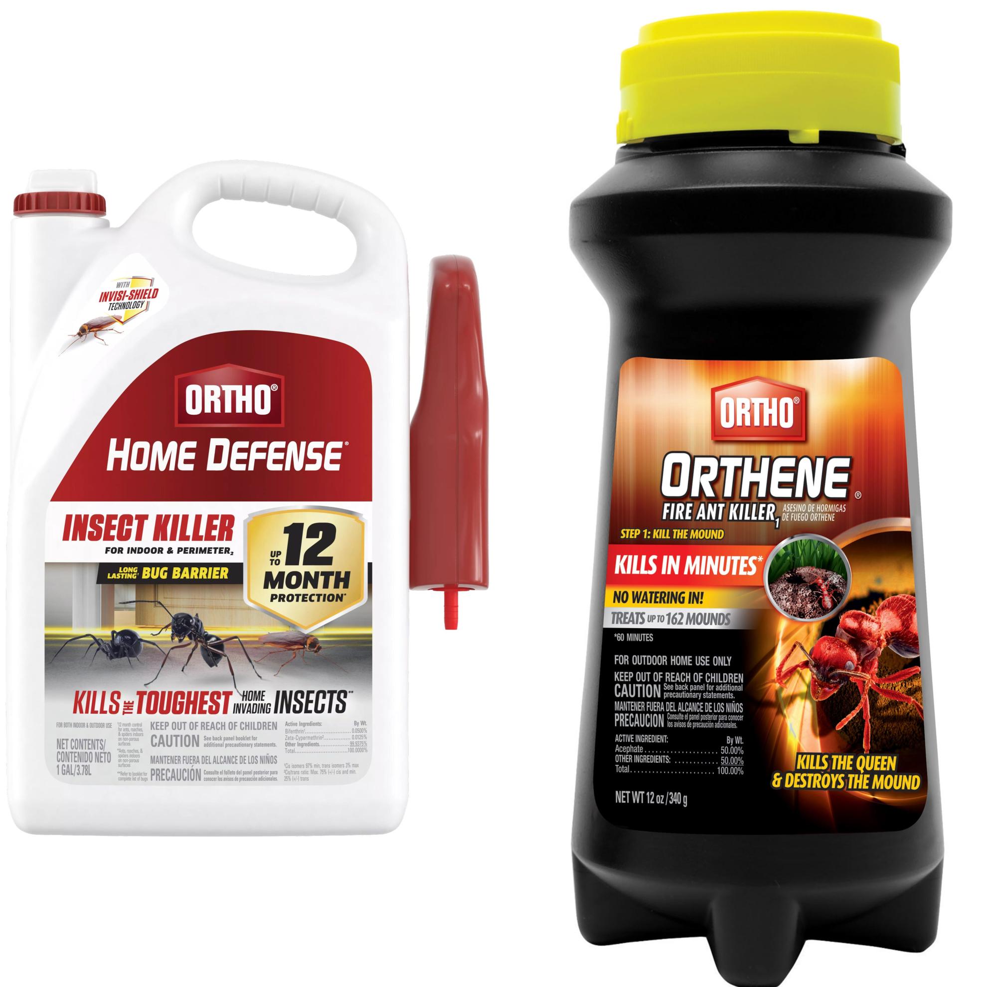 ORTHO  Indoor & Fire Ant Defense Kit: Perimeter Protection + Targeted Ant Control