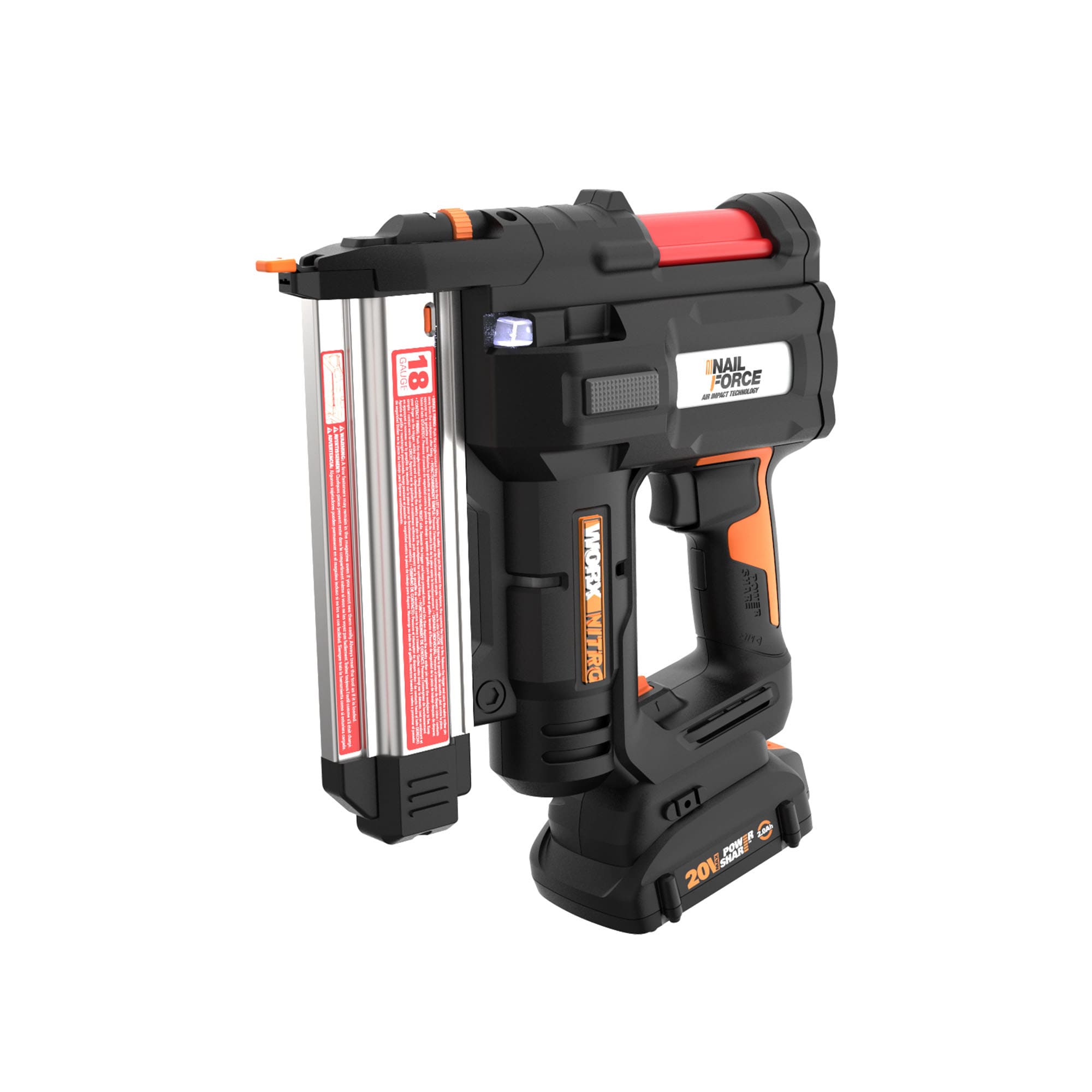 WORX 2-in Cordless Brad Nailer in the Brad Nailers department at