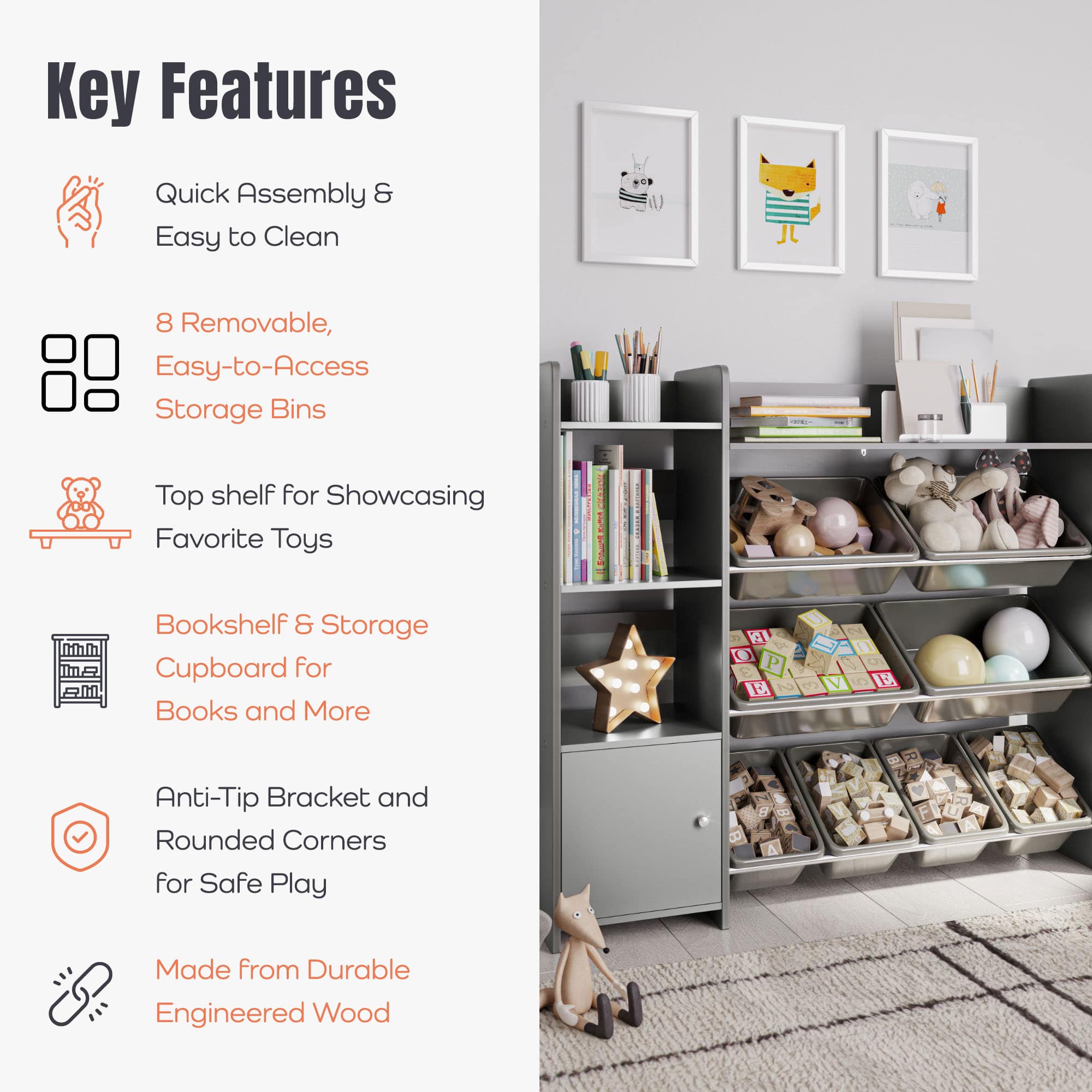 STURDIS 401169 Kids-Bookcases - View #3