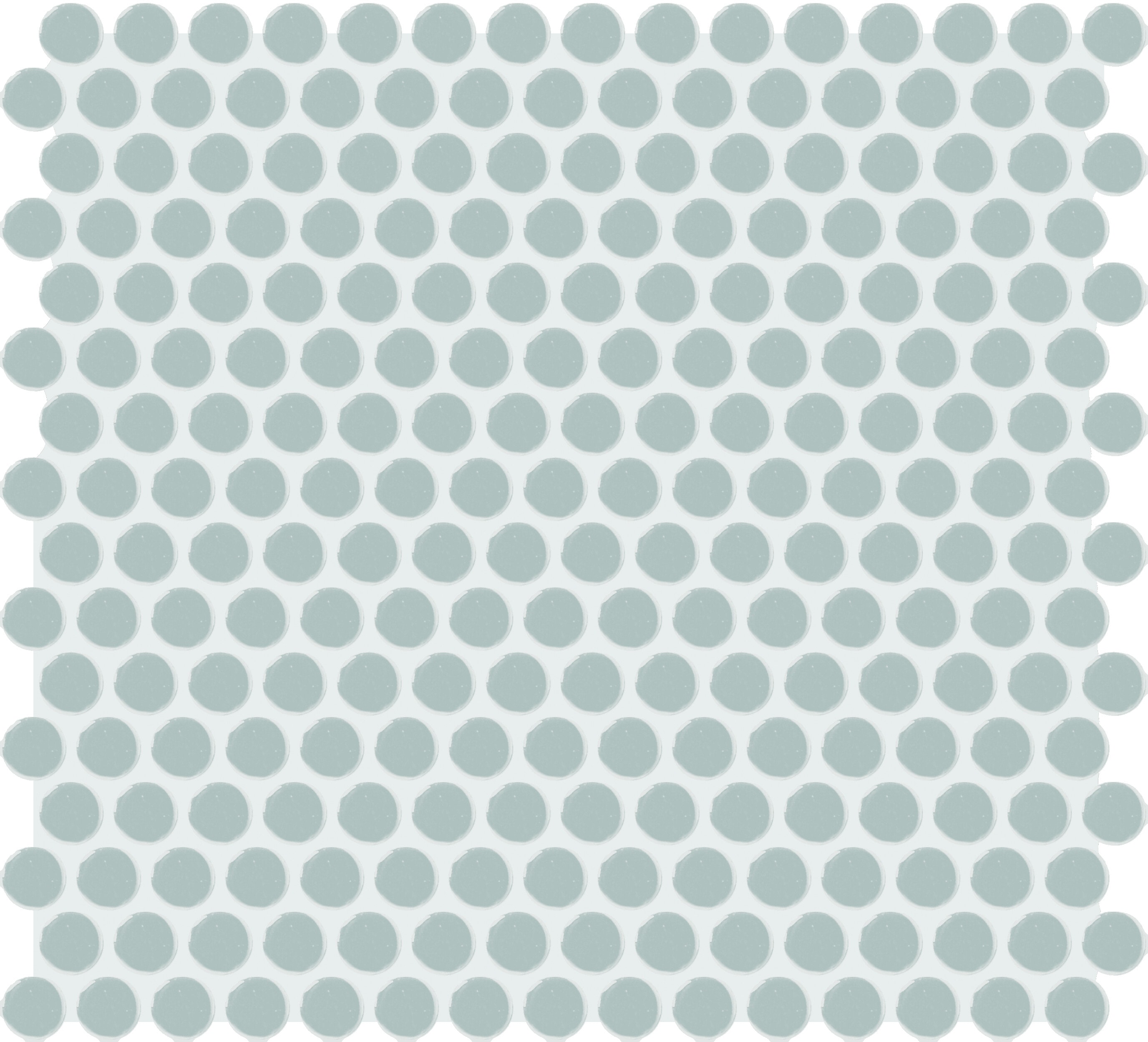 American Olean 0058PNYRDMS1P Color Ways Restore 11-in x 13-in Glossy Ceramic Penny Round Patterned Wall Tile (10.5-sq. ft/ Carton)