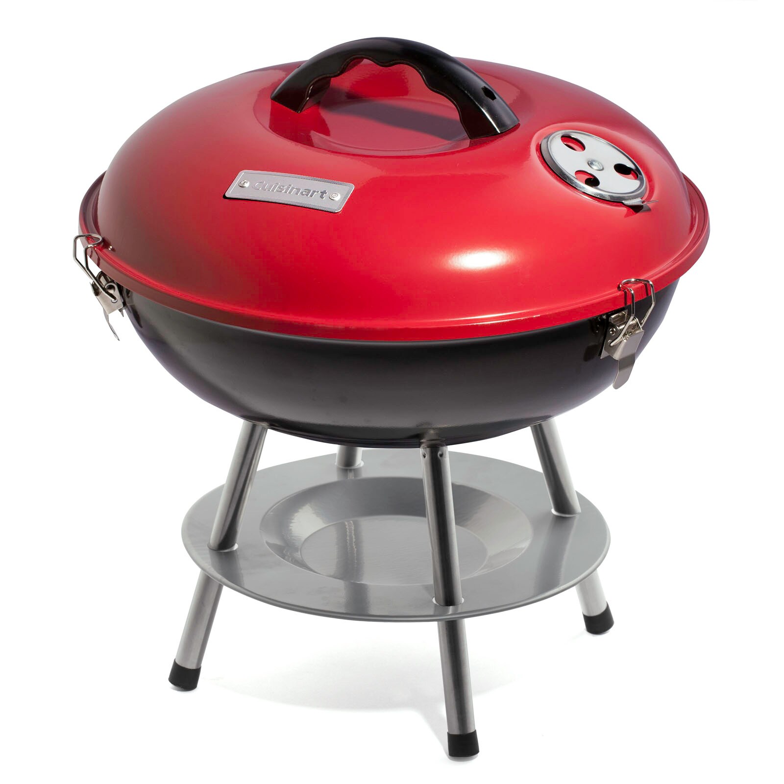 Cuisinart 14" Red and Black Portable Charcoal Grill