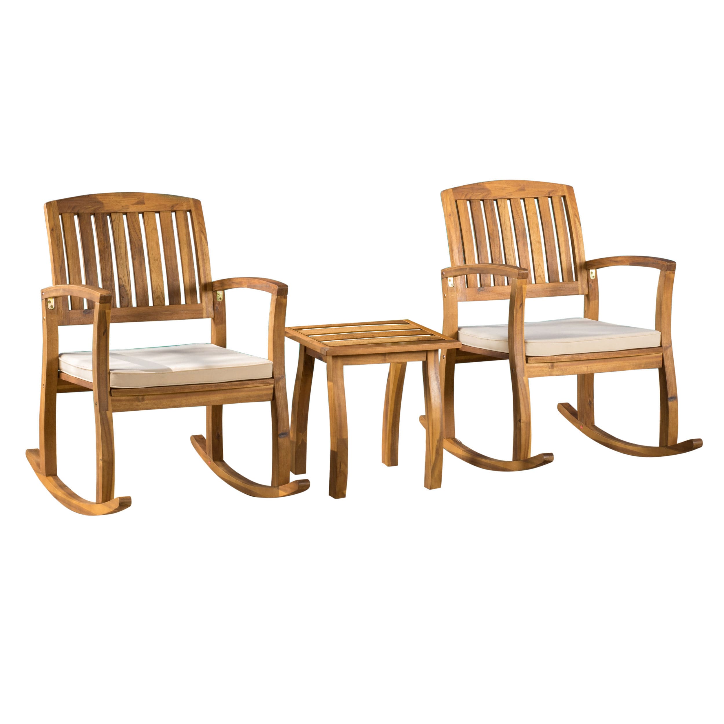 selma acacia rocking chair