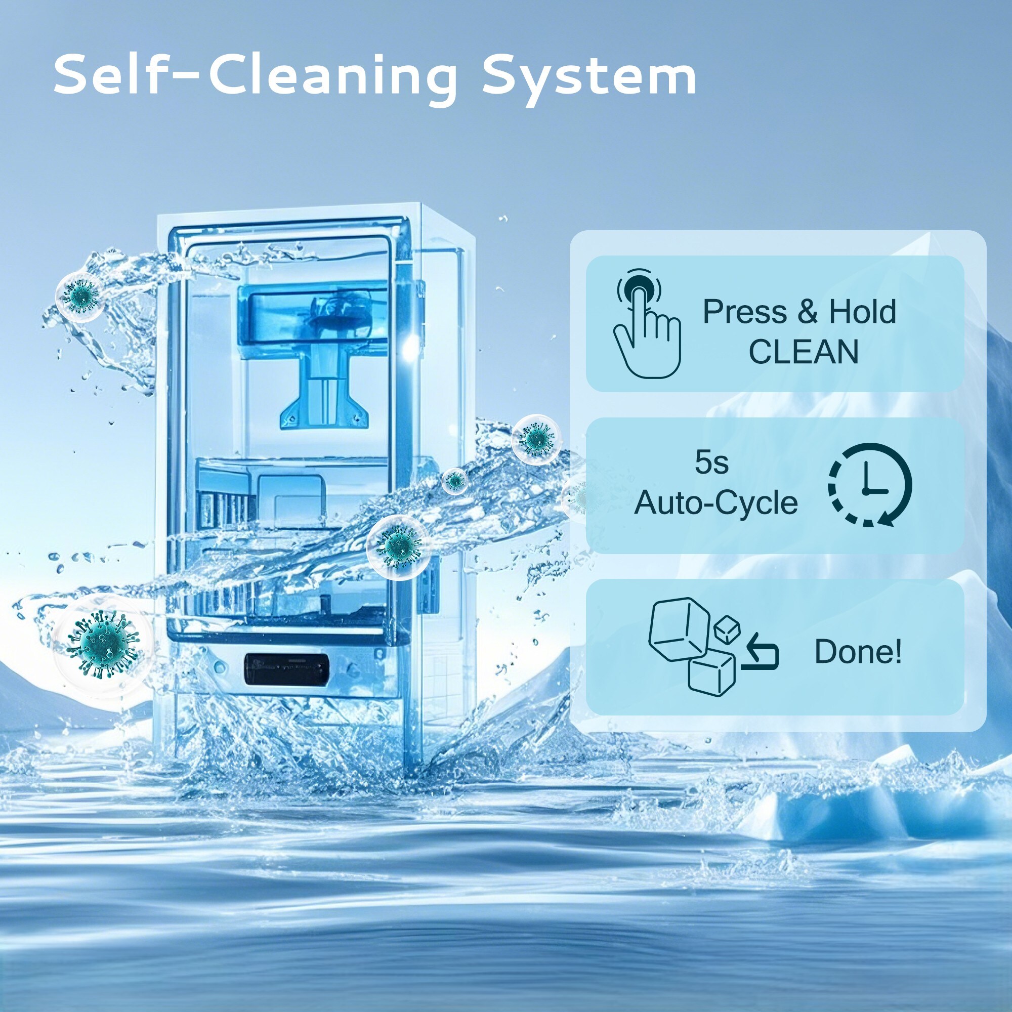 SIMZLIFE CIM007-66SI-S2-LS-SC Ice-Makers - View #4