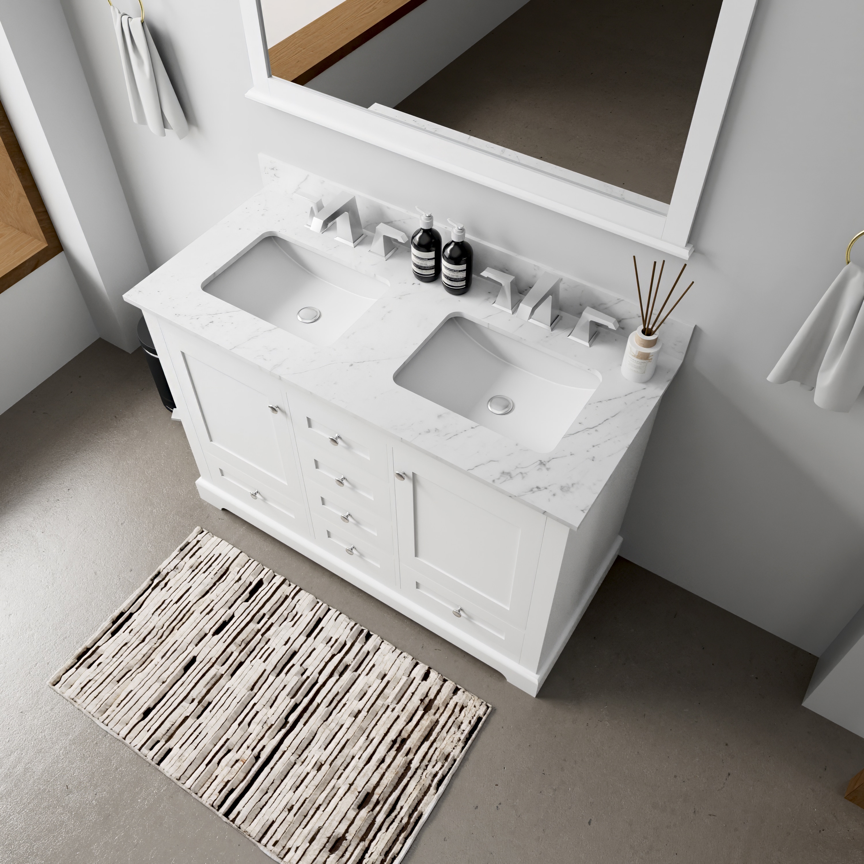 Lexora LD342248DADSM46 Bath-Vanity-Combo - View #2