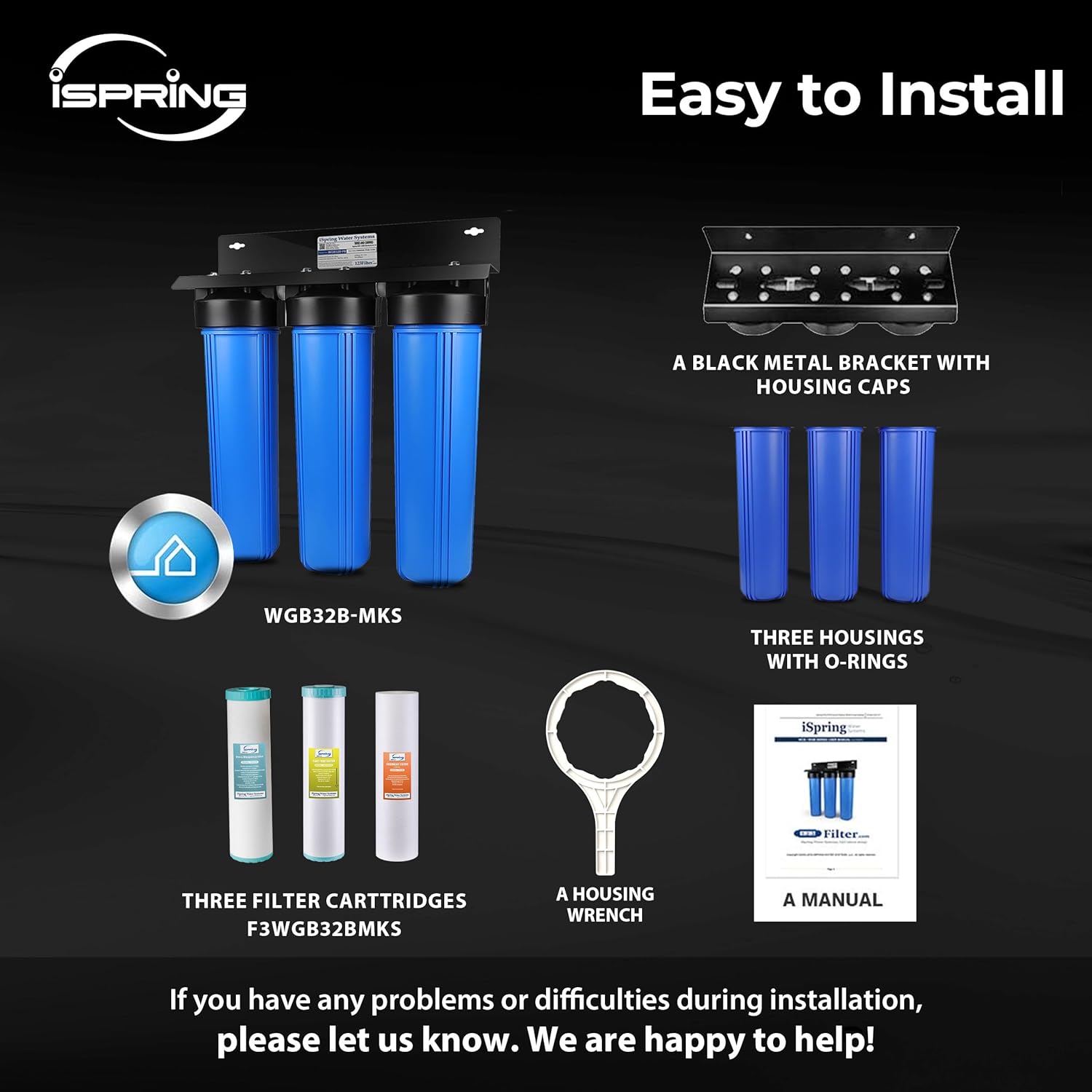 iSpring WGB32B-MKSF3 Whole-House-Filtration-Systems - View #5