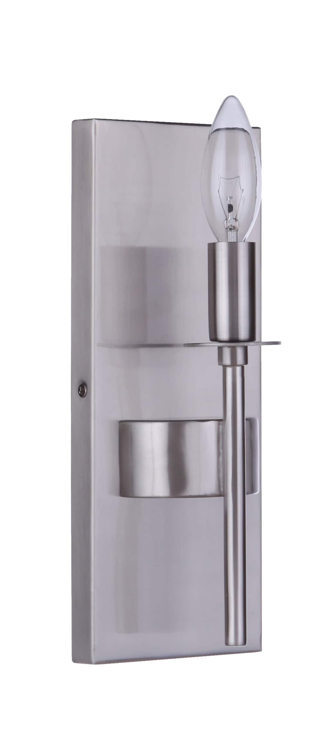 Craftmade 54361-BNK Larrson 4.5-in W 1 -Light Brushed Nickel Wall Sconce