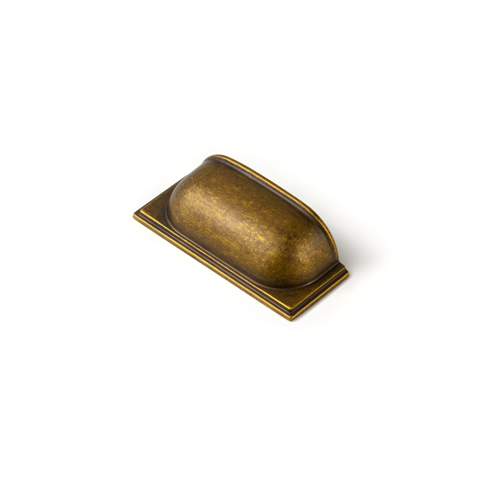 Miaokesen Antique Brass and Champagne Bronze Novelty Bar and Finger Drawer Pulls 6-Pack