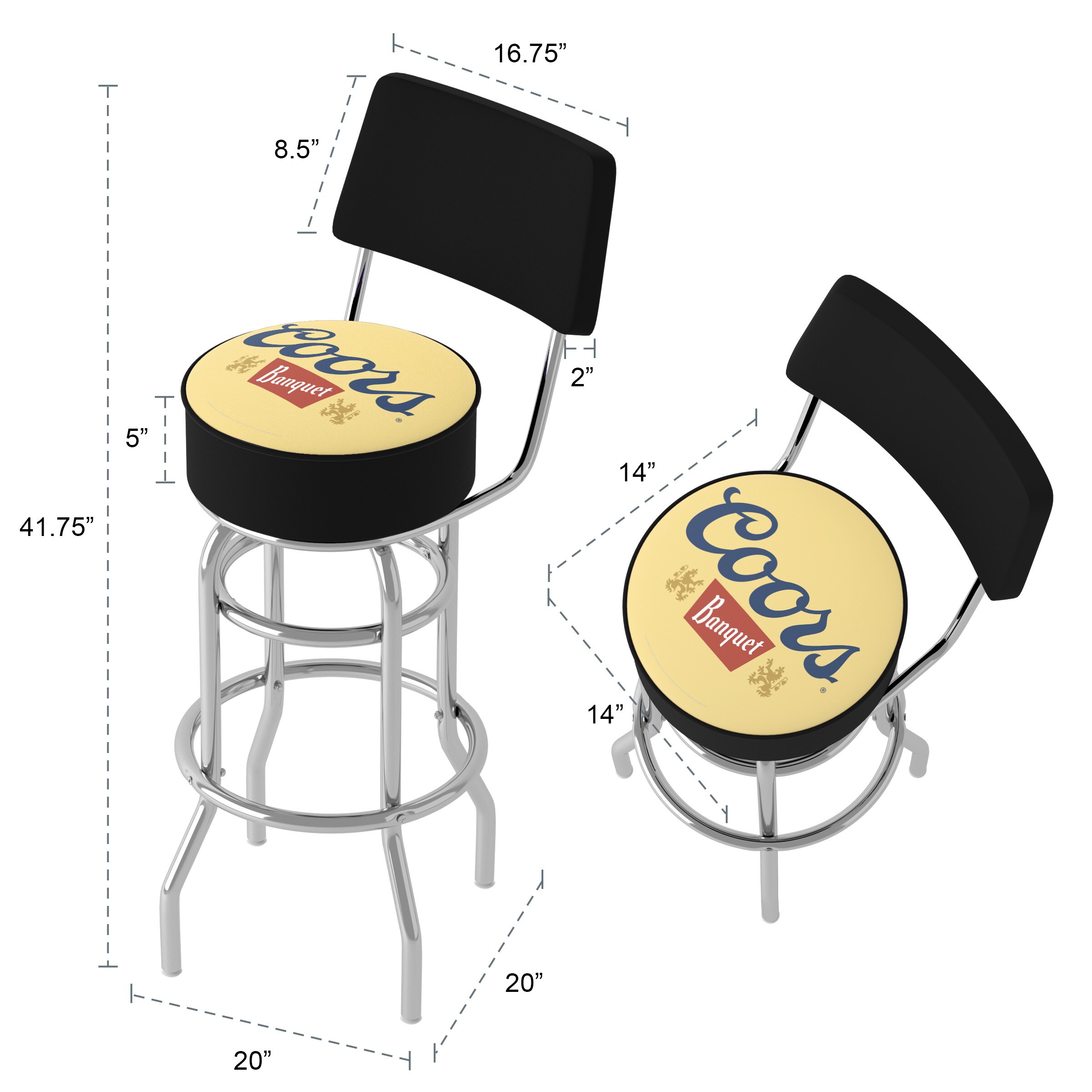 Trademark Gameroom CO1100 stools - View #6