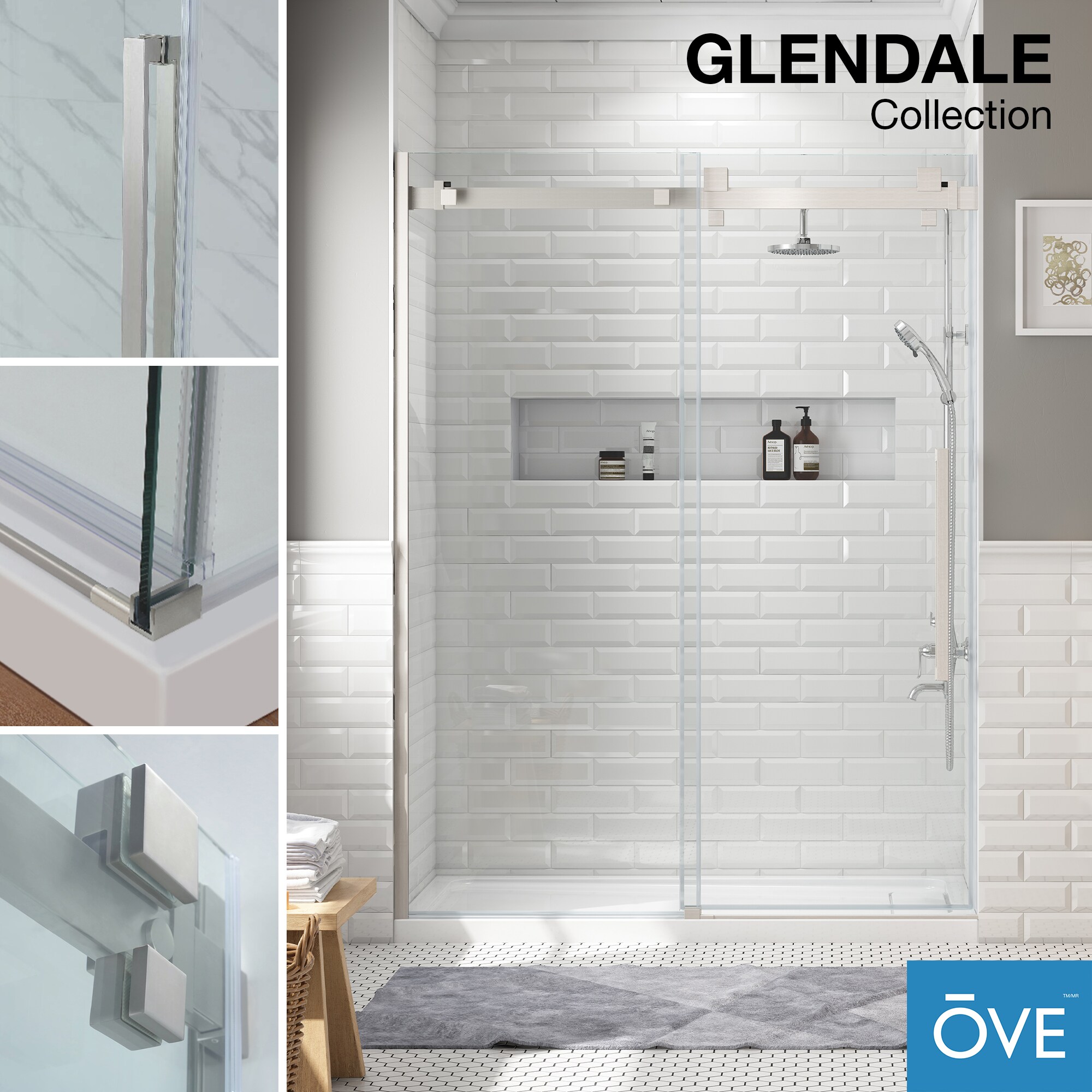 OVE Decors GLENDALE-60SNSD Shower-Doors - View #10