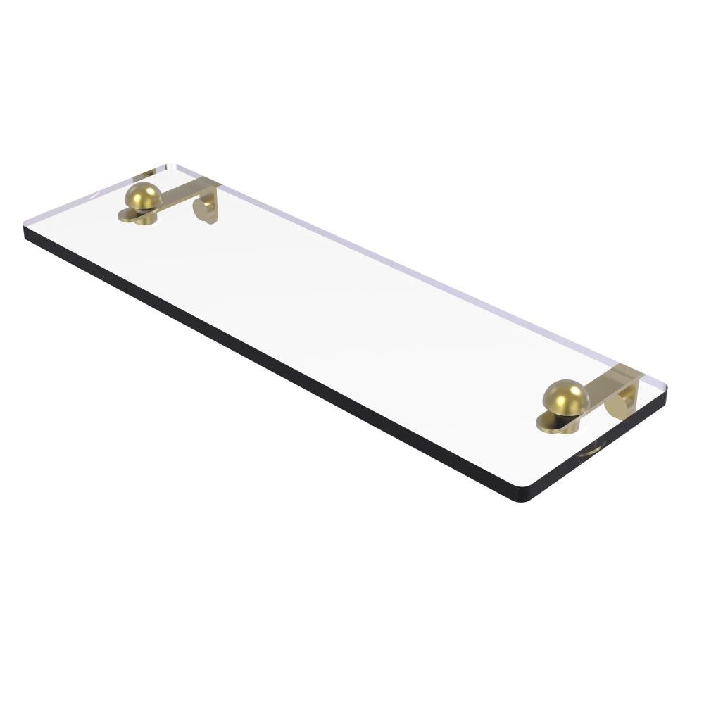 Allied Brass RC-1/16-SBR Satin Brass Wall mount Bathroom Shelf ( 16-in x 2-in x 5-in )